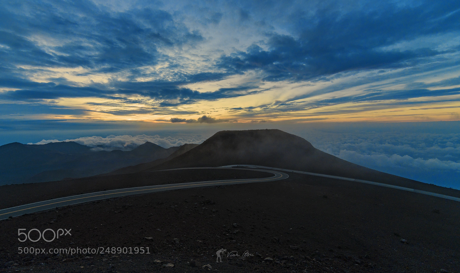 Nikon D800 sample photo. Haleakala first light photography