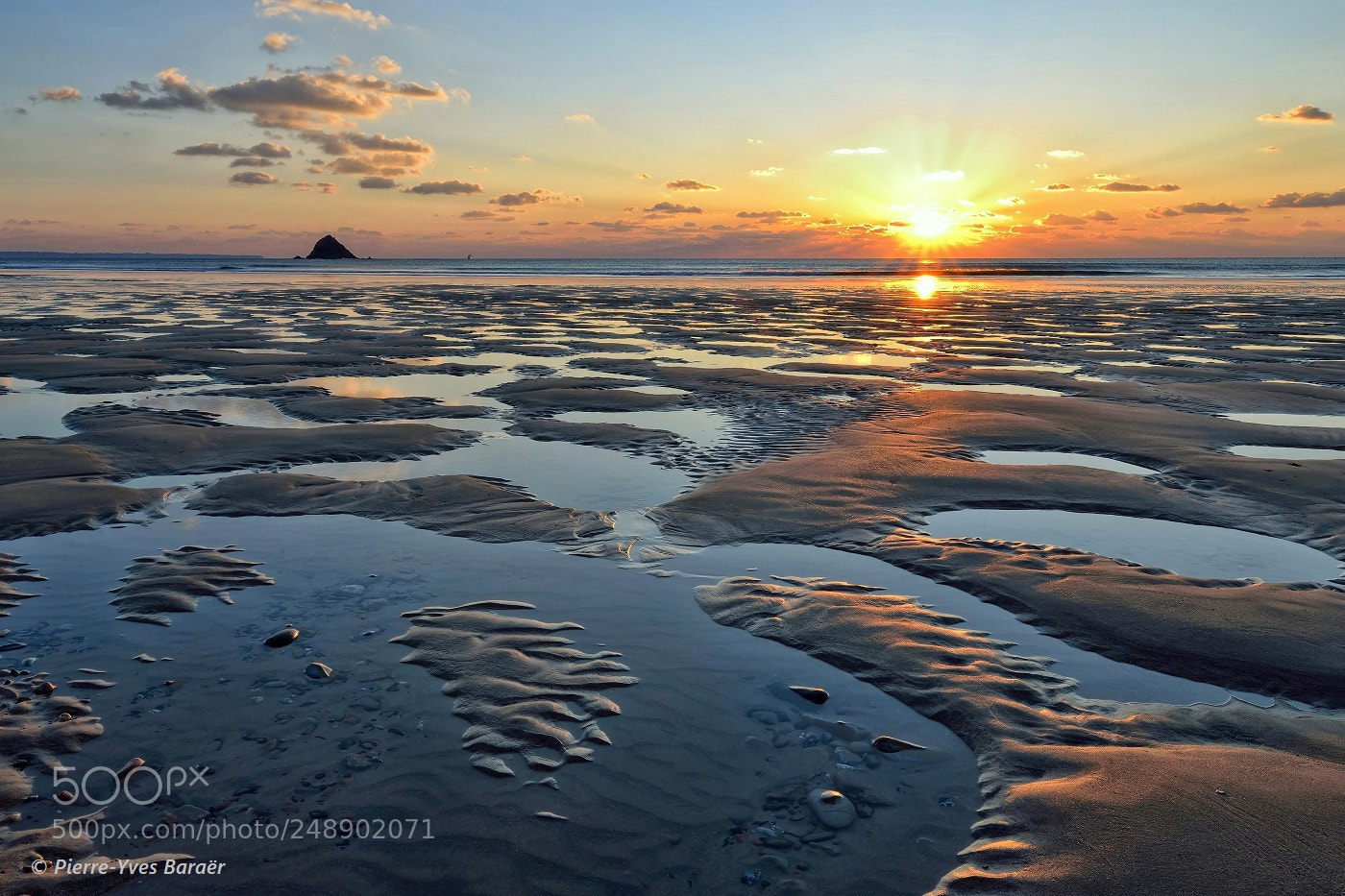 Nikon D800 sample photo. Sunset at la palue photography