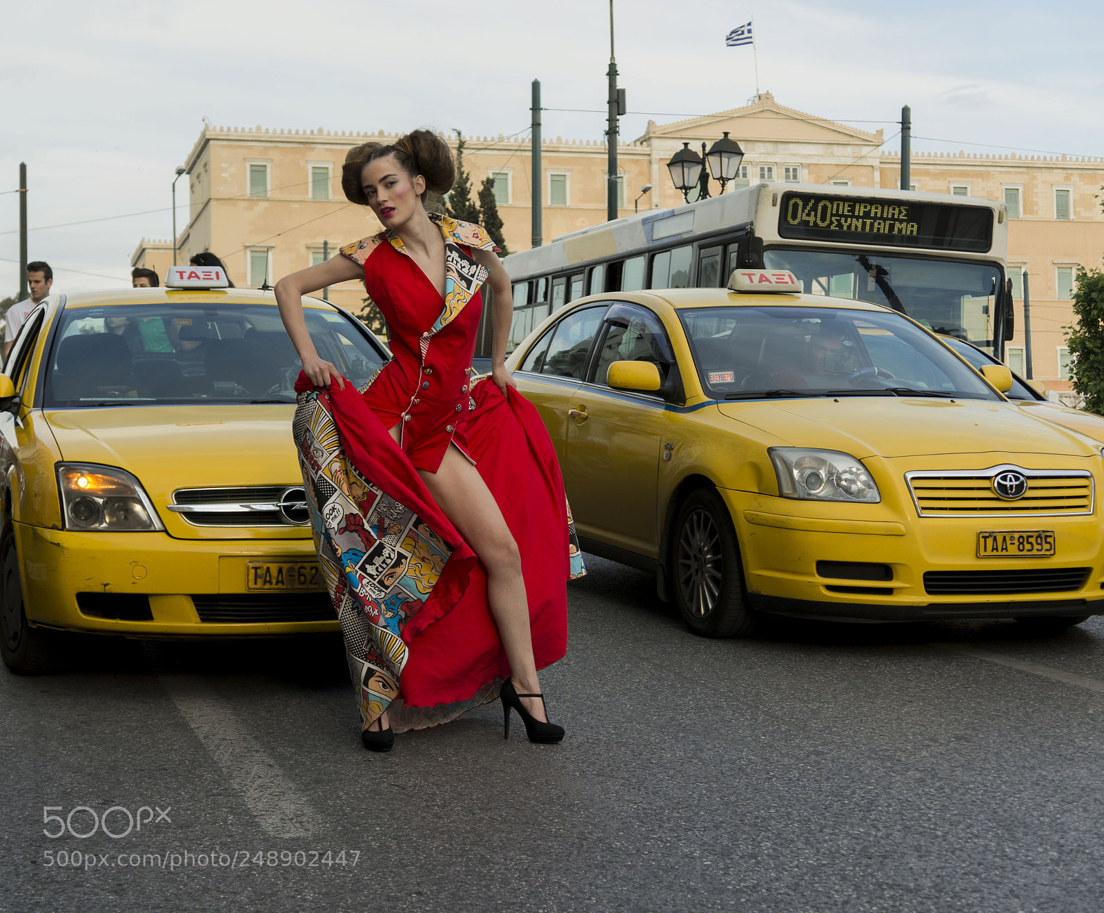 Sony Alpha NEX-5R sample photo. Red girl 2 photography