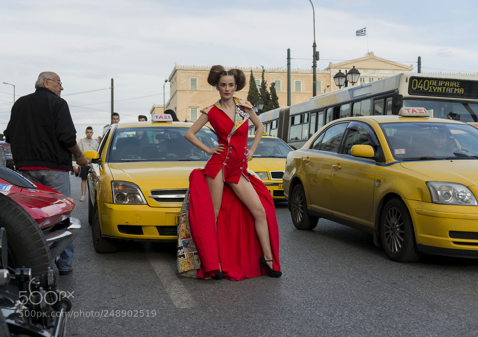 Sony Alpha NEX-5R sample photo. Red girl 3 photography