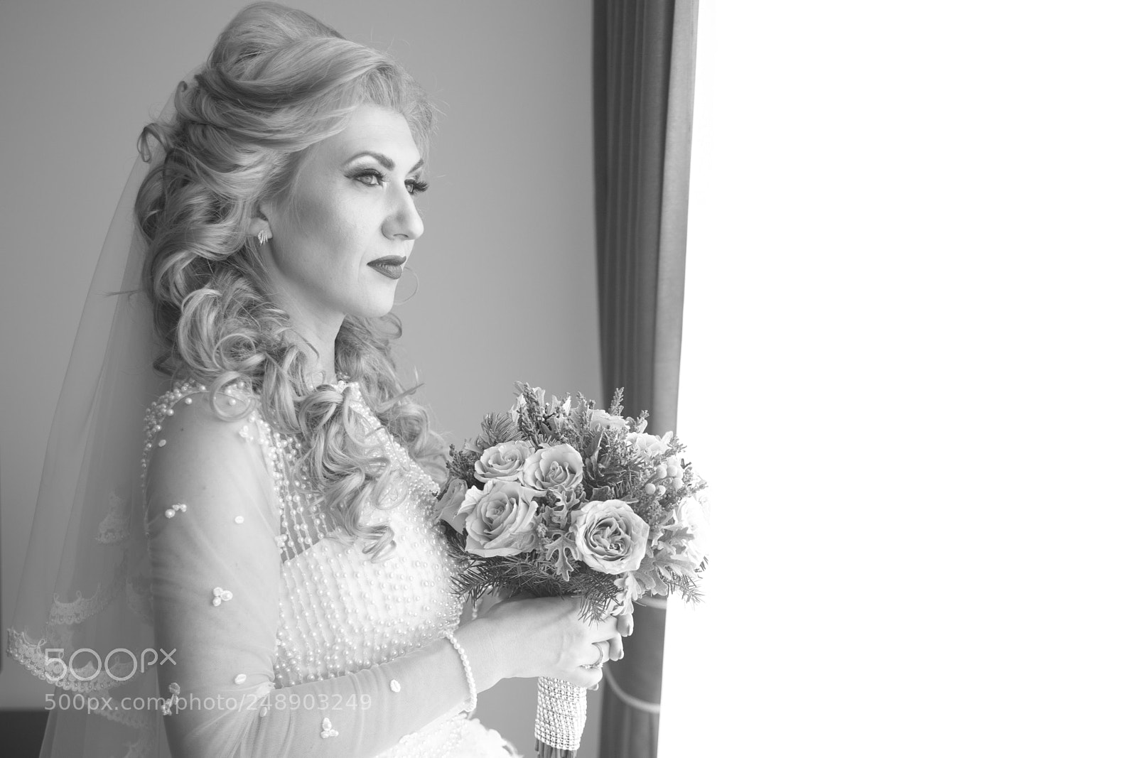 Nikon D610 sample photo. Bride photography