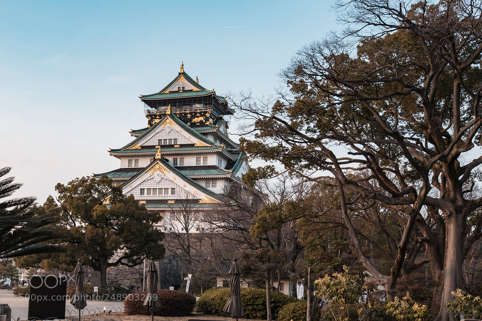 Sony a7 II sample photo. Osaka castle park photography