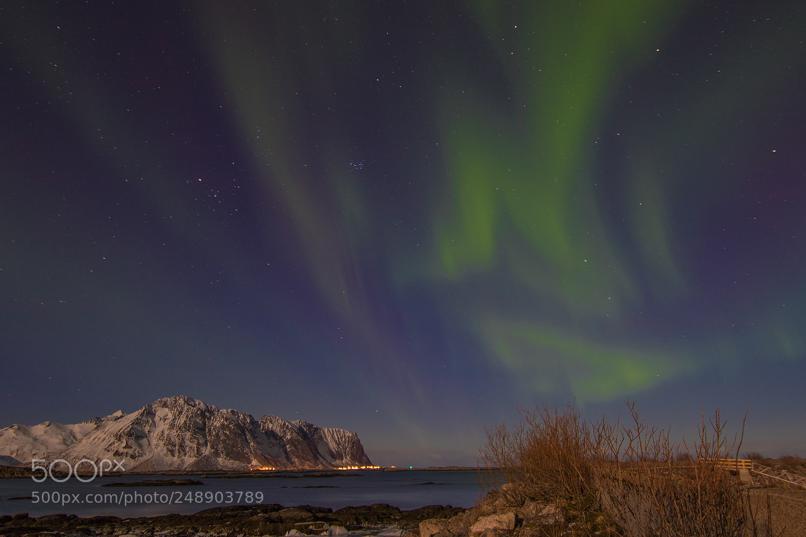 Canon EOS 7D Mark II sample photo. Aurora borealis lofoten islands photography