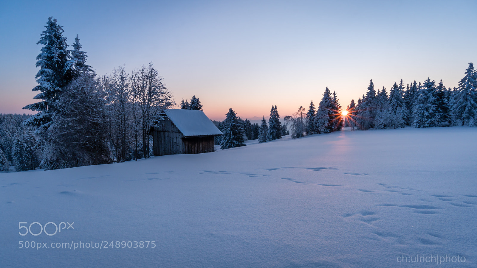 Sony a6500 sample photo. Sunrise by -18° c photography