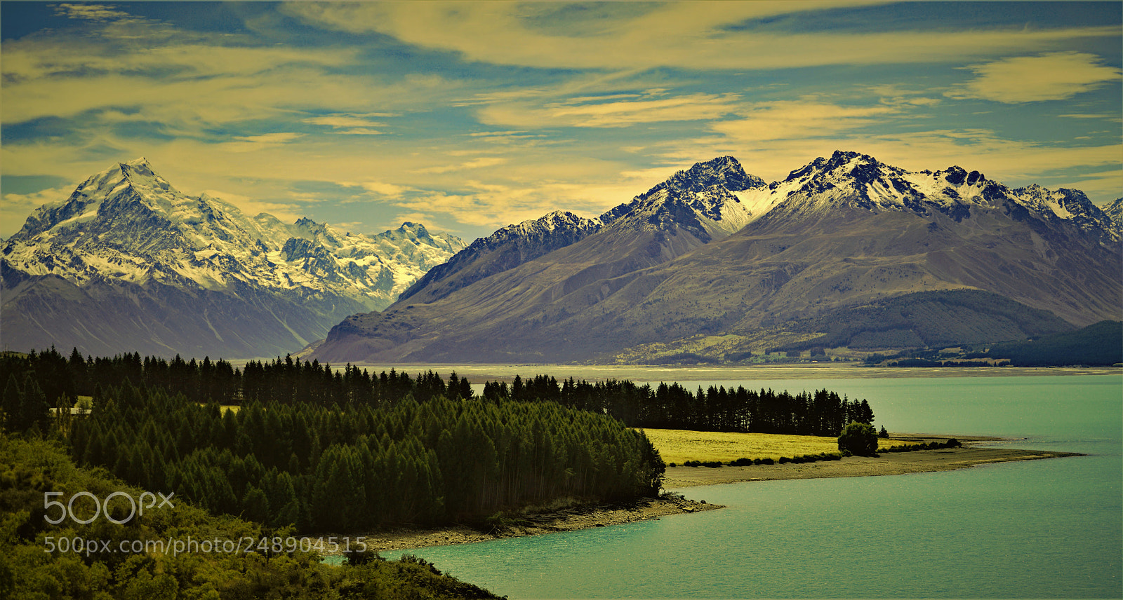 Sony a7R II sample photo. Mt cook and lake photography