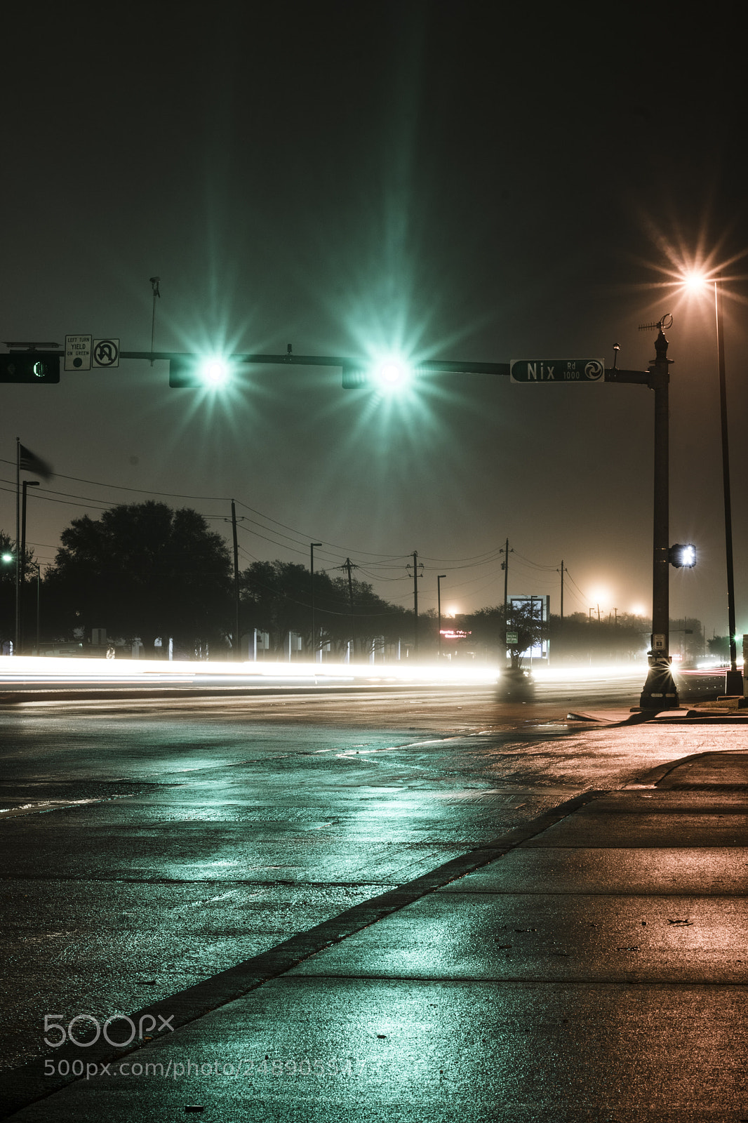 Nikon D3400 sample photo. Night rain photography