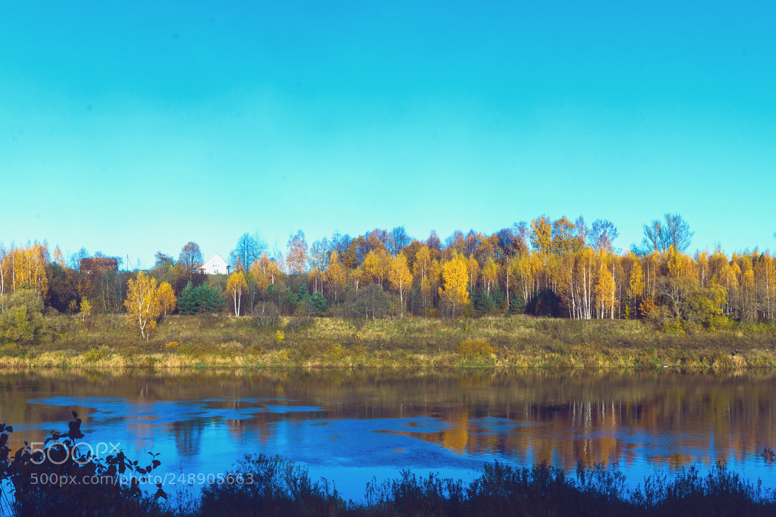 Sony a6000 sample photo. Autumn river photography