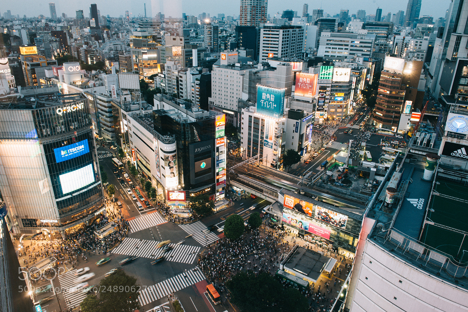 Nikon D800 sample photo. Hachiko crossing, shibuya, tokyo photography