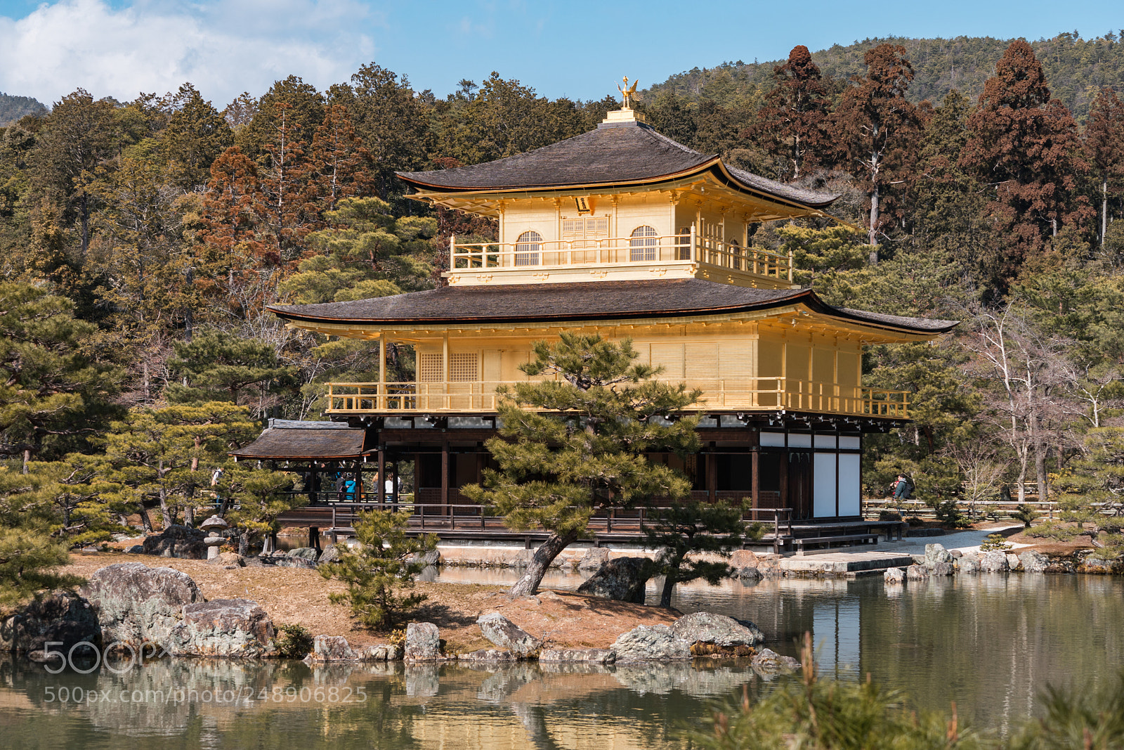 Sony a7 II sample photo. Golden temple from kyoto photography
