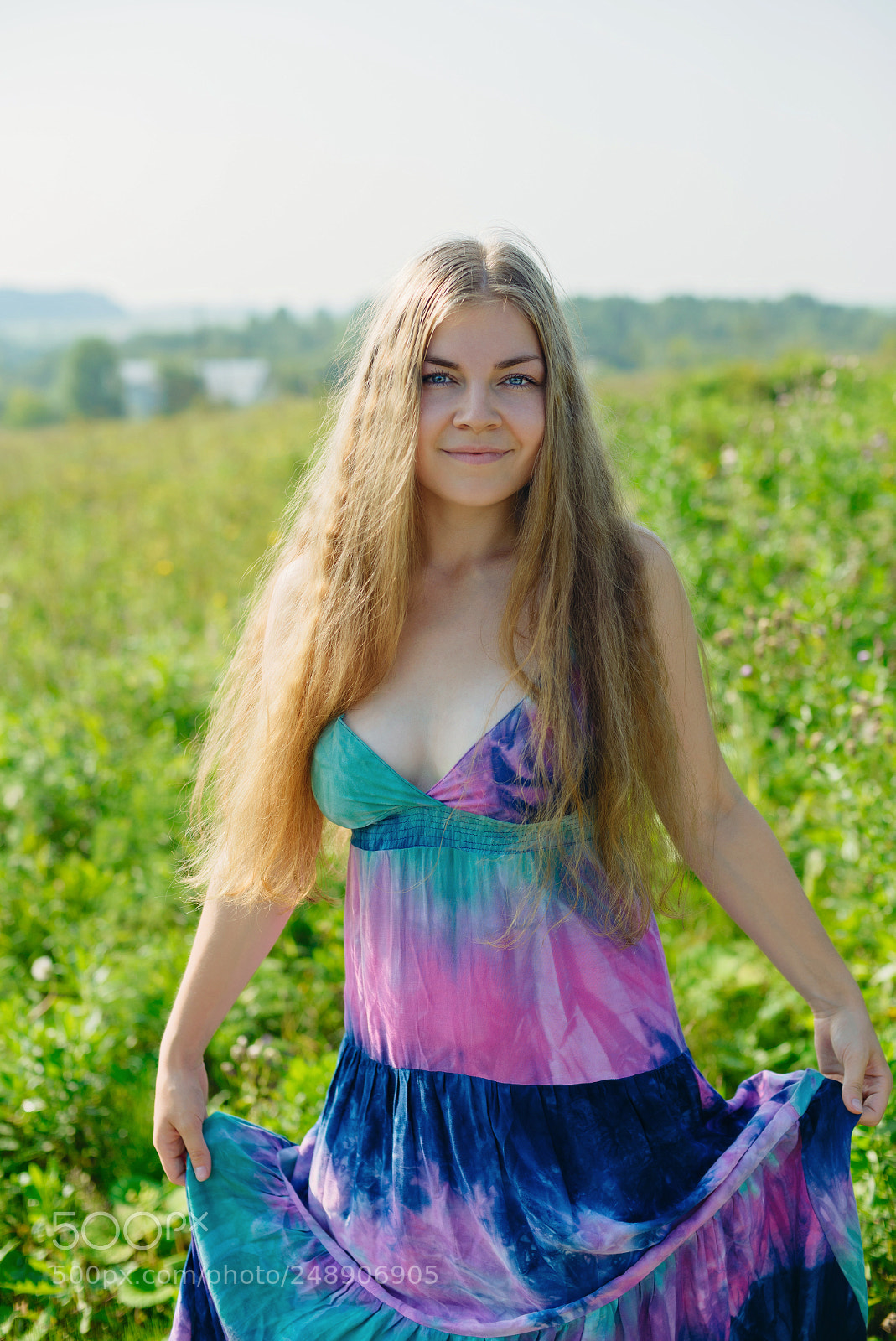 Nikon D600 sample photo. White caucasian blonde girl photography