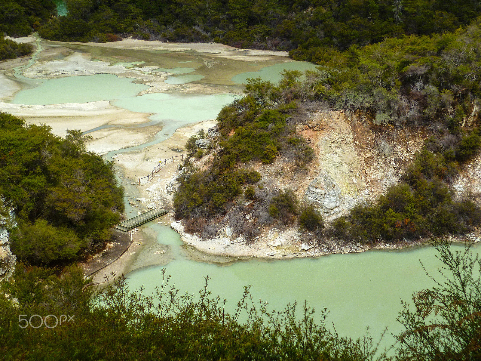 Panasonic DMC-FS11 sample photo. Waiotapu geothermal area in new zealand photography