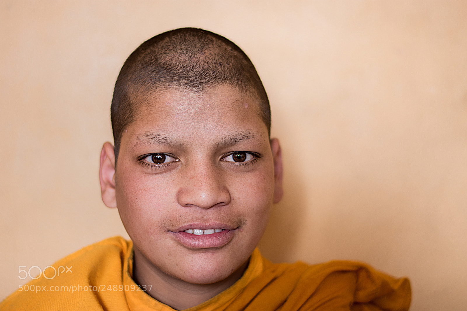 Nikon D7200 sample photo. Monk child photography