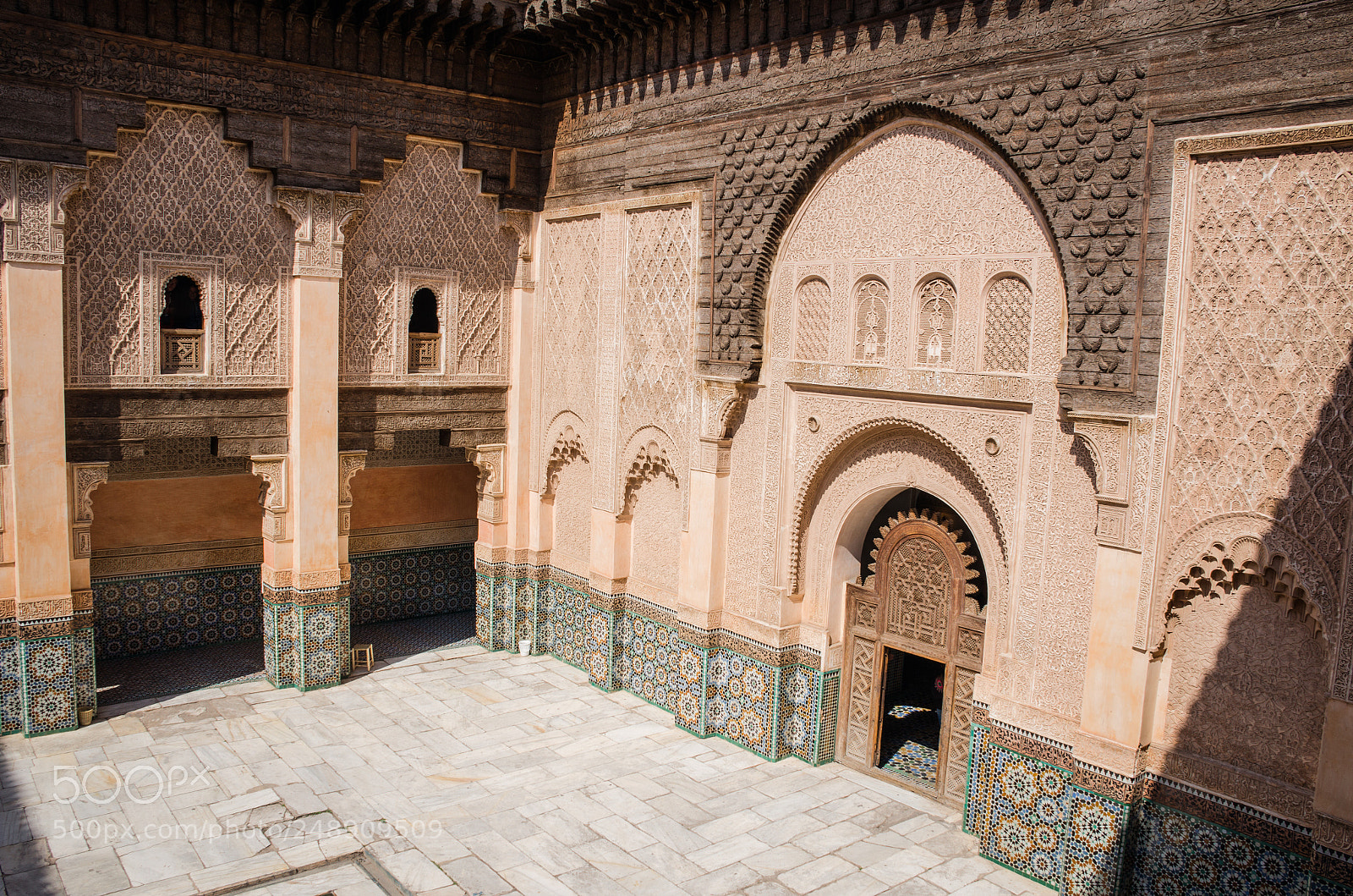 Nikon D7000 sample photo. Ben youssef madrasa. marrakech photography