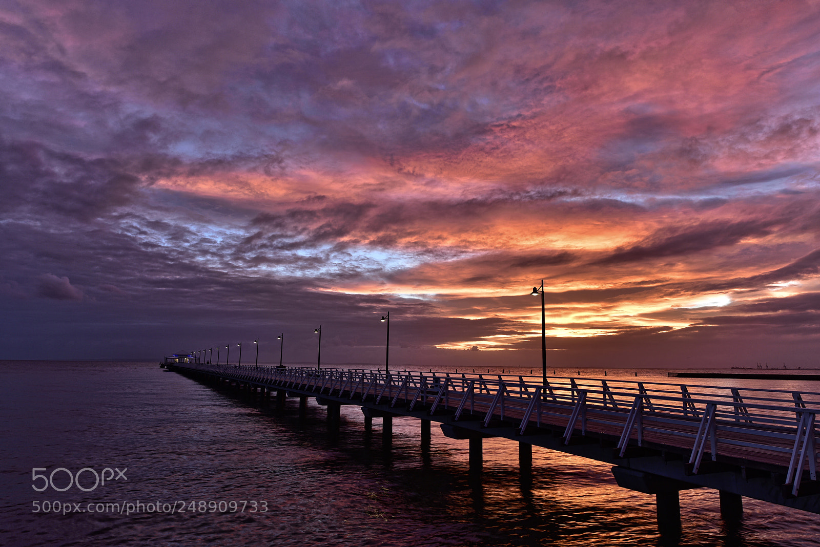 Nikon D810 sample photo. Sunrise at shorncliffe pier photography