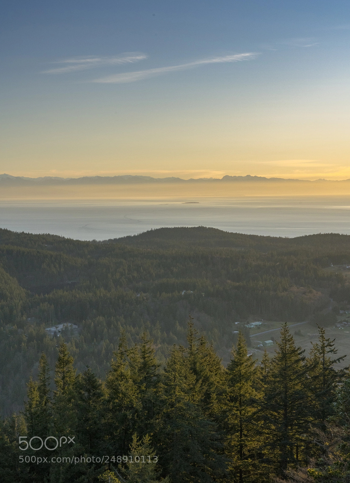 Sony a7R III sample photo. Hazy sunset photography