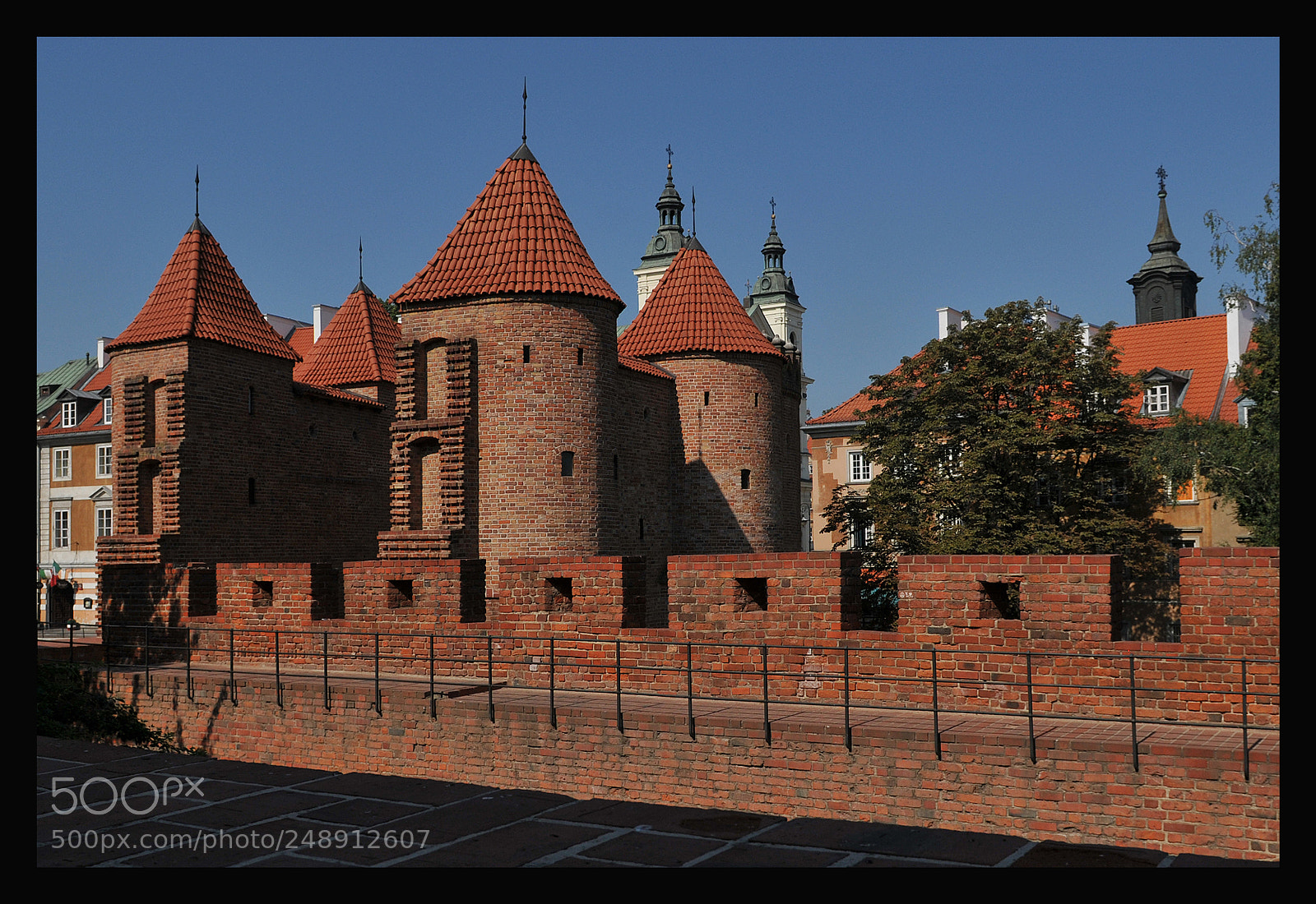 Nikon D300 sample photo. Barbican in warszawa photography