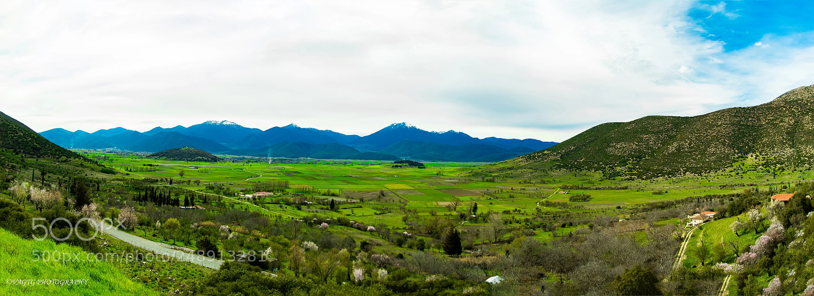 Nikon D3400 sample photo. Αrcadian valley panorama photography