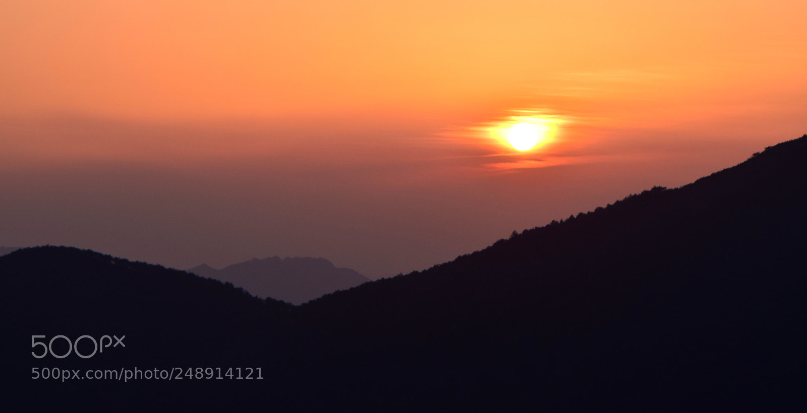 Nikon D5300 sample photo. Sunset at taizi mountain photography