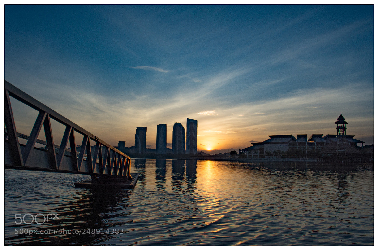Nikon D7200 sample photo. Blue hour at putrajaya photography
