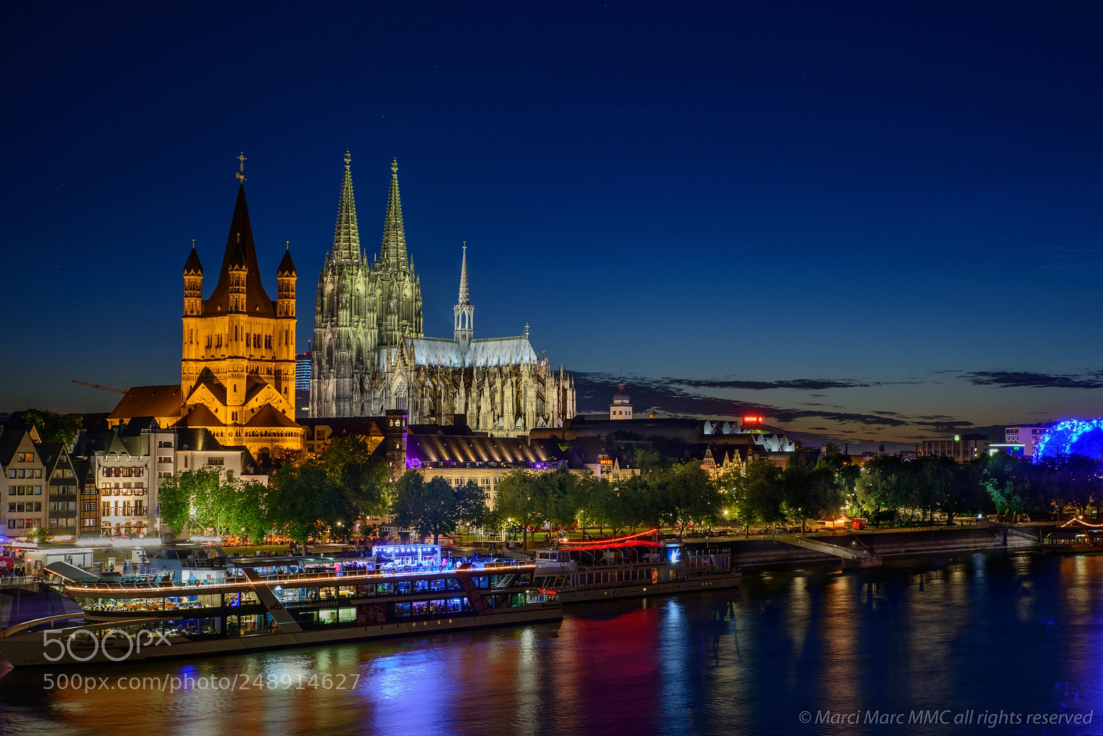 Nikon D800 sample photo. Köln am abend photography