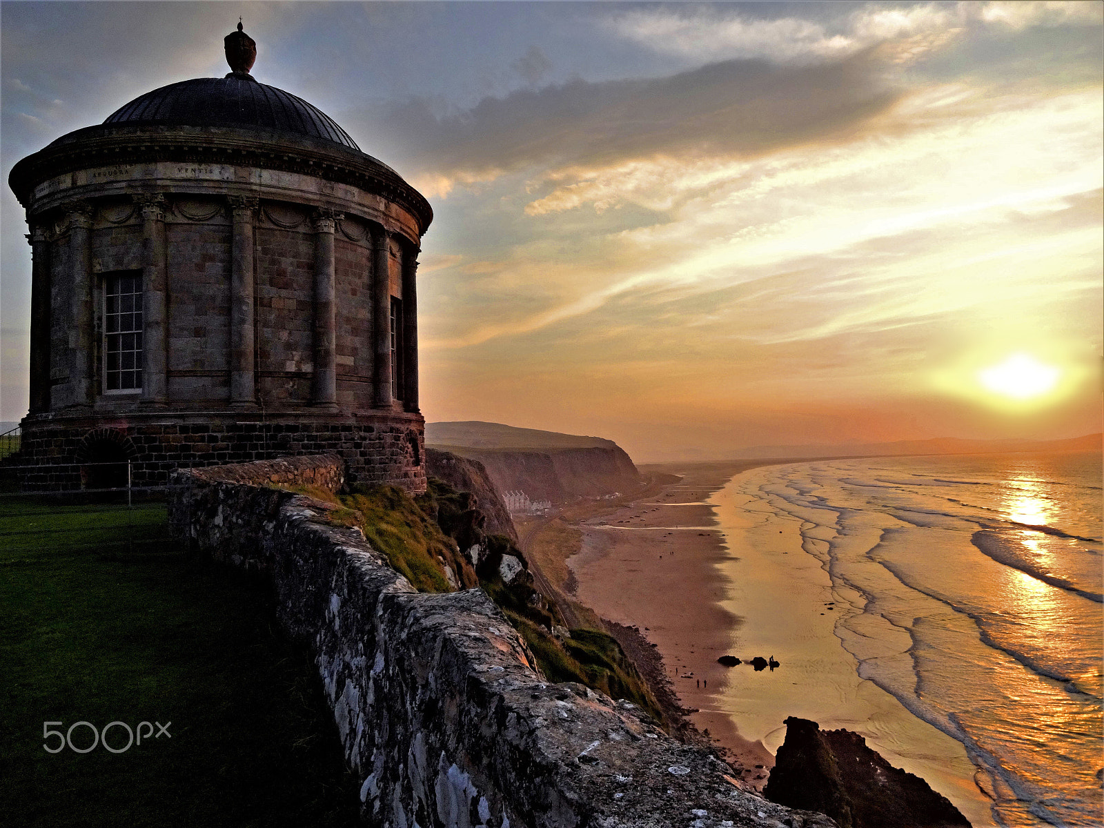 Sony DSC-WX200 sample photo. Mussenden temple, northern ireland photography