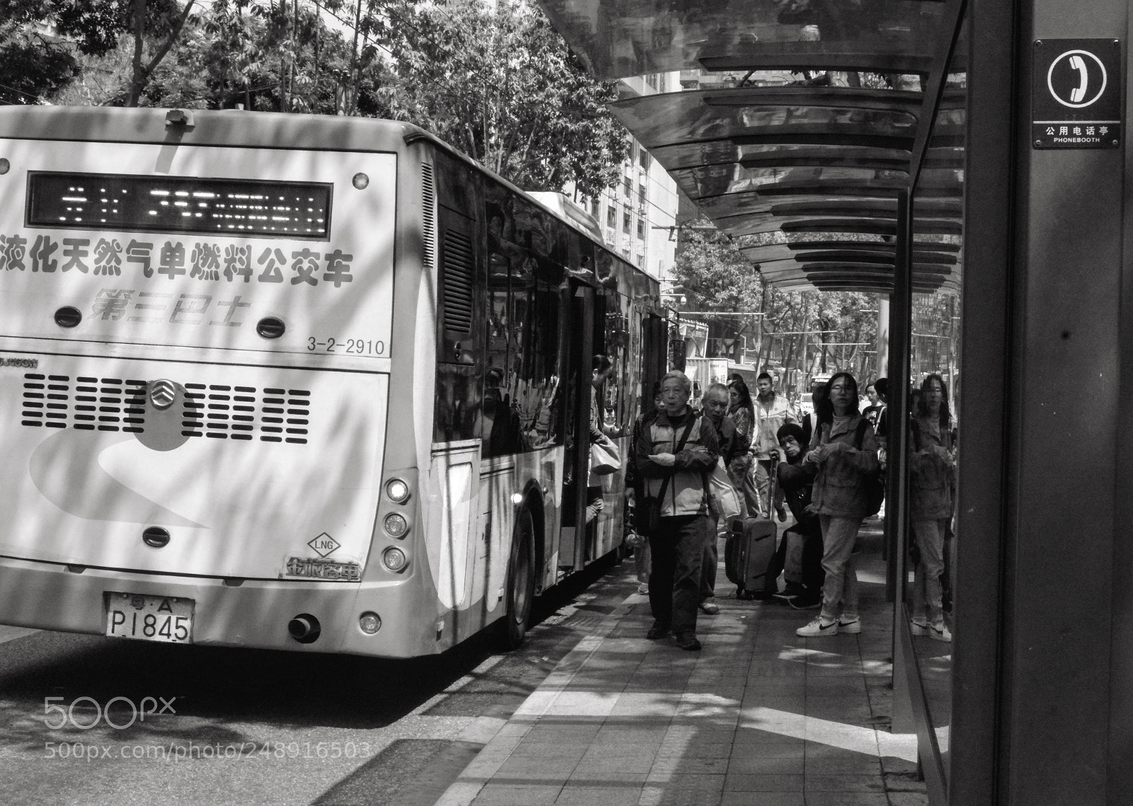 Nikon D7100 sample photo. Bus station photography