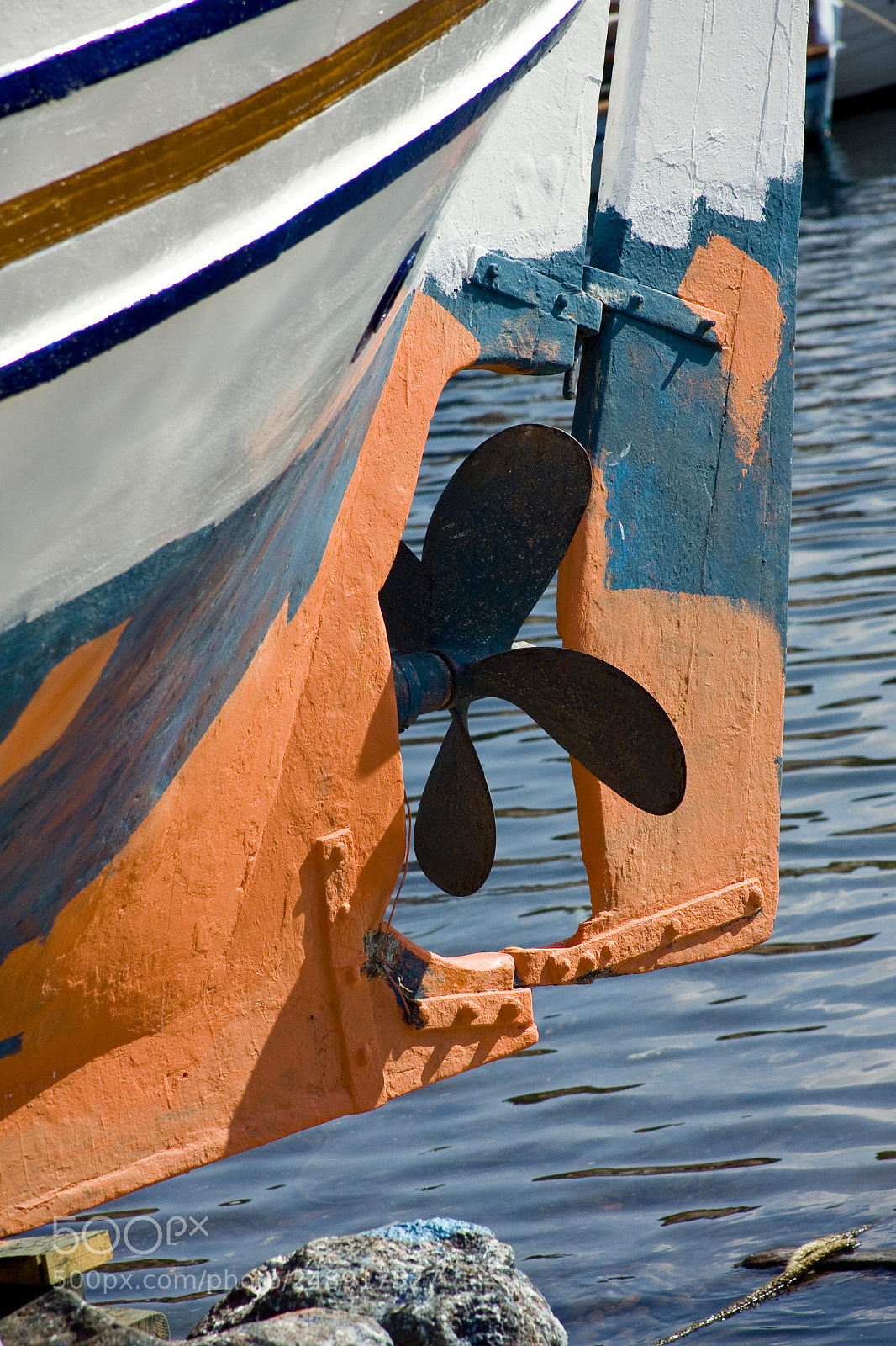 Canon EOS 40D sample photo. Screw of boat the photography