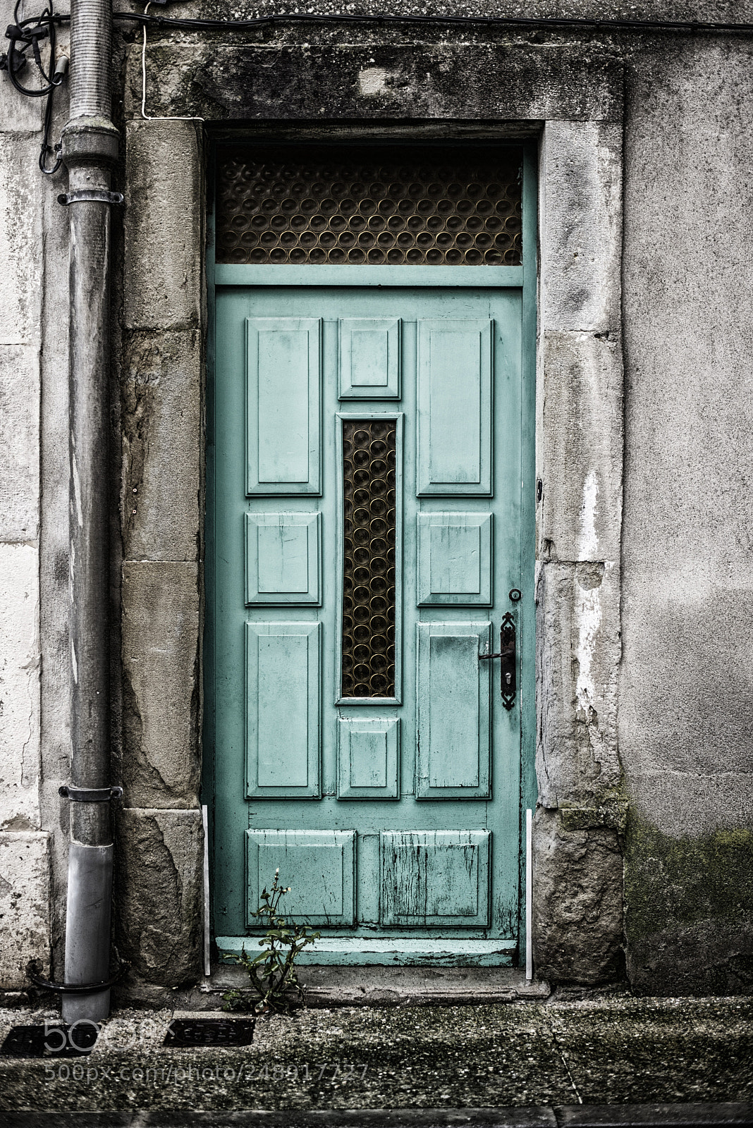 Nikon D610 sample photo. Turquoise door photography