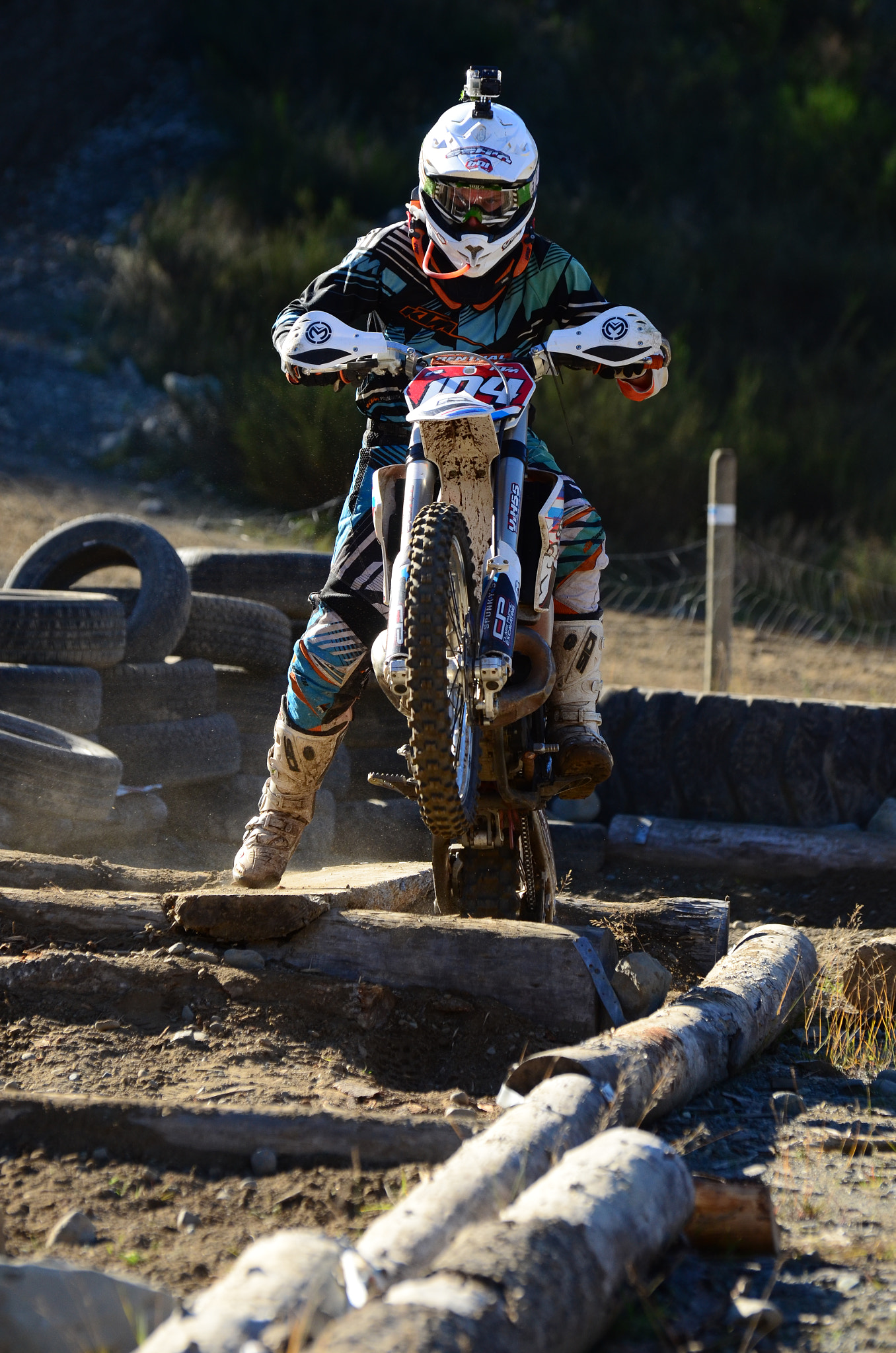 Nikon D7000 sample photo. Motocross rider photography