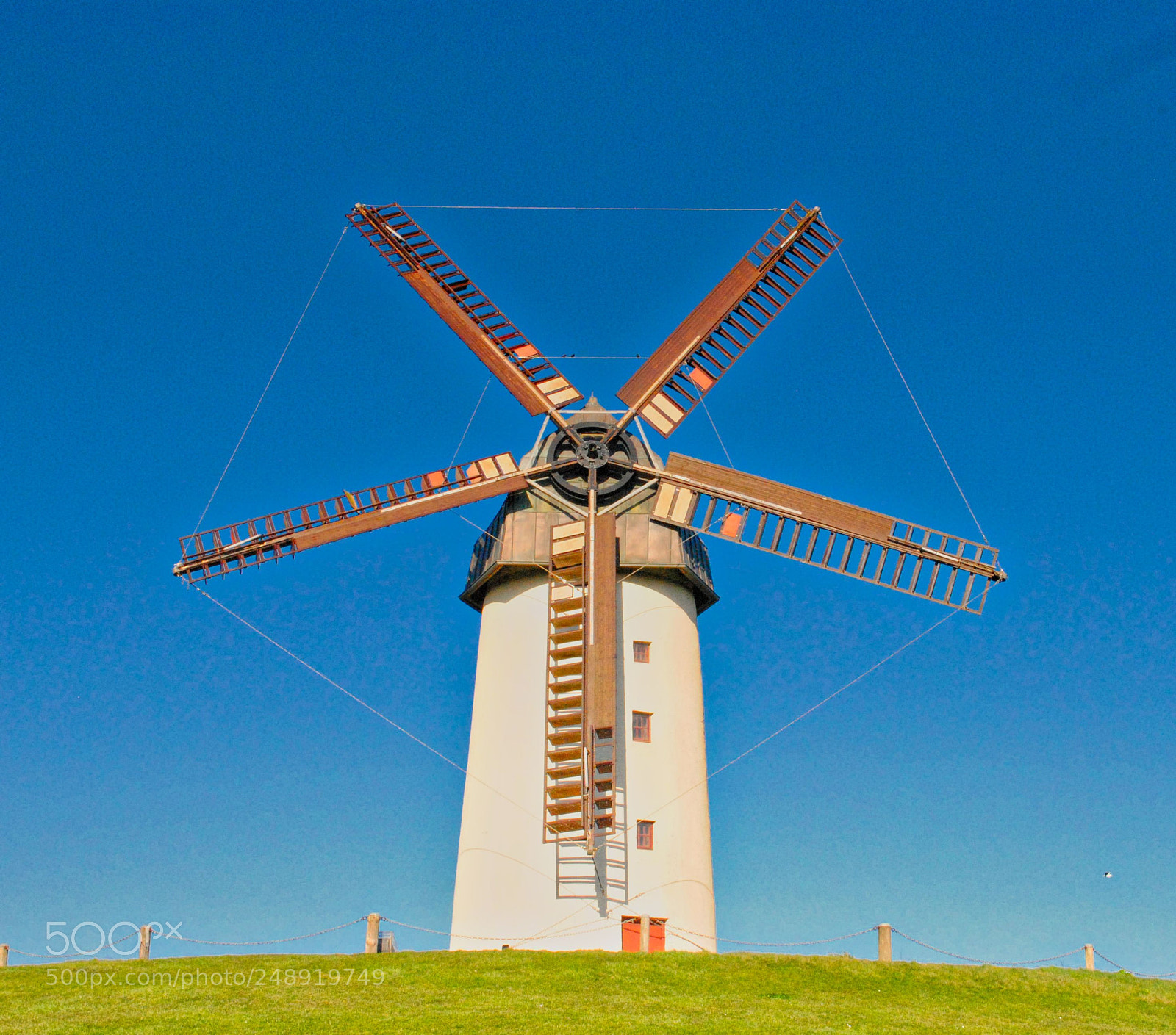 Nikon D3000 sample photo. Skerries windmill photography