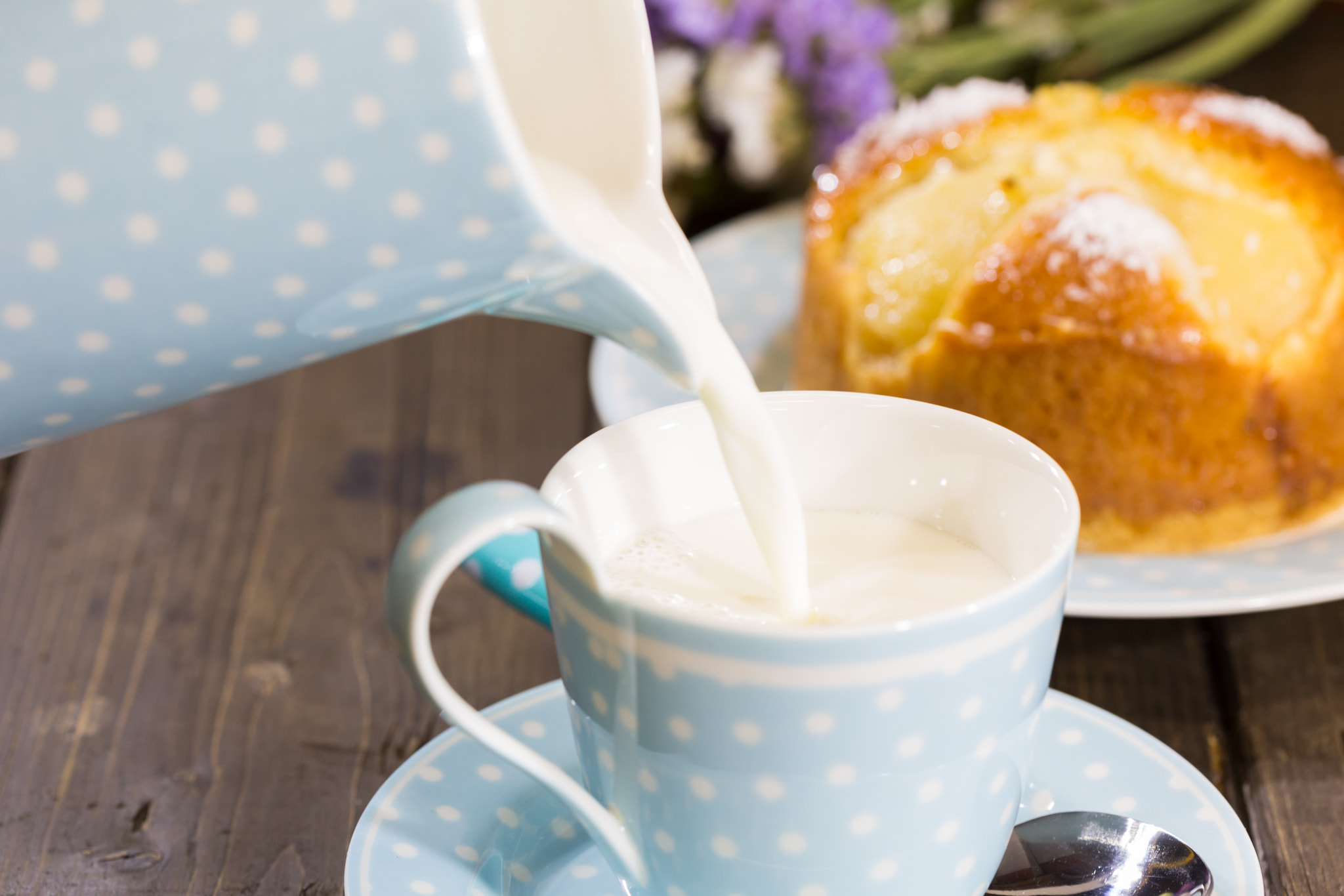 Breakfast with milk