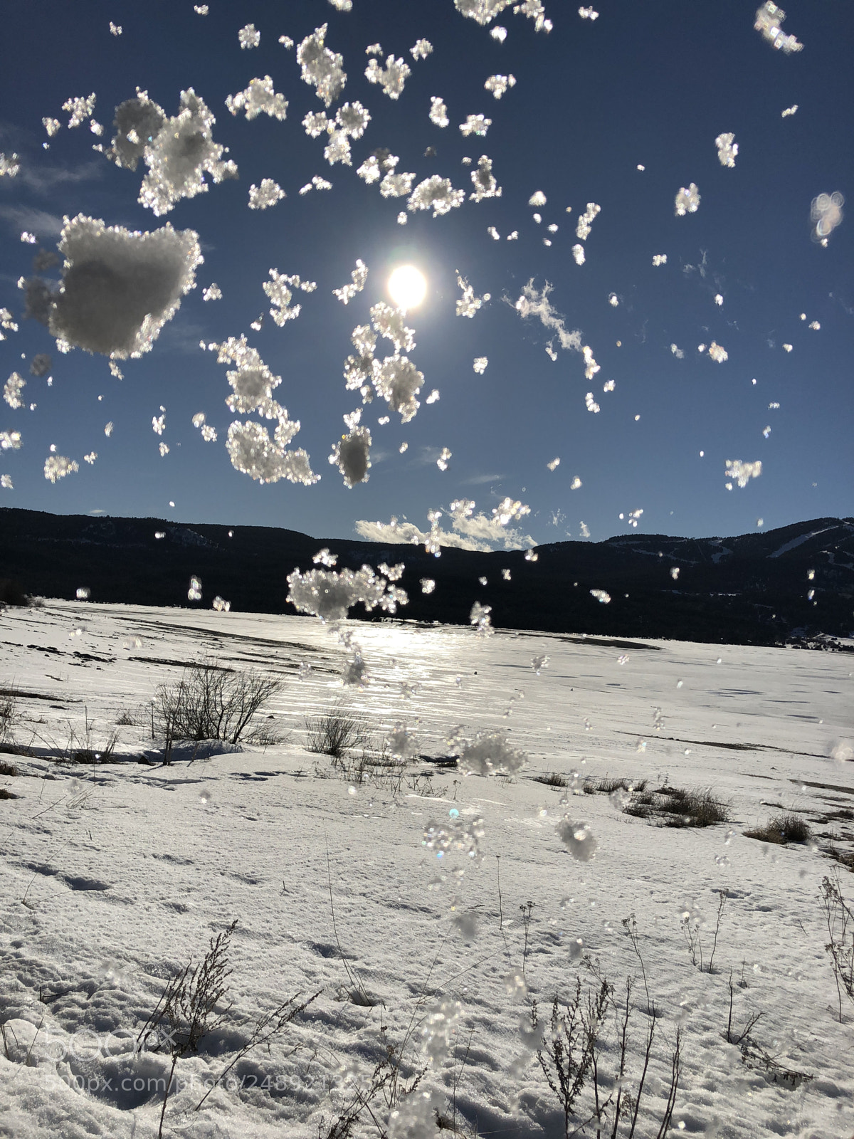 Apple iPhone 8 Plus sample photo. Snow photography