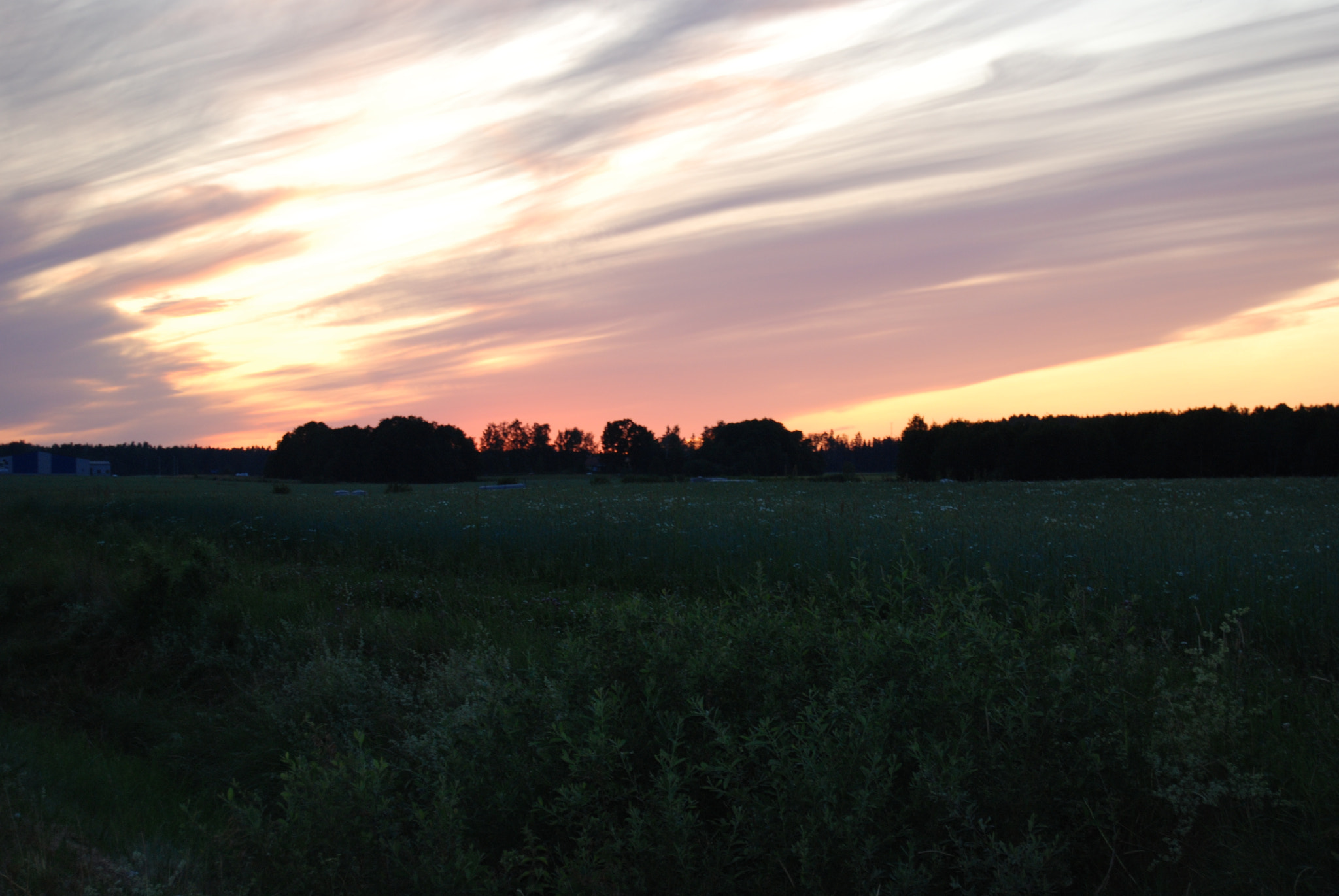 Nikon D80 sample photo. Colorful clouds photography