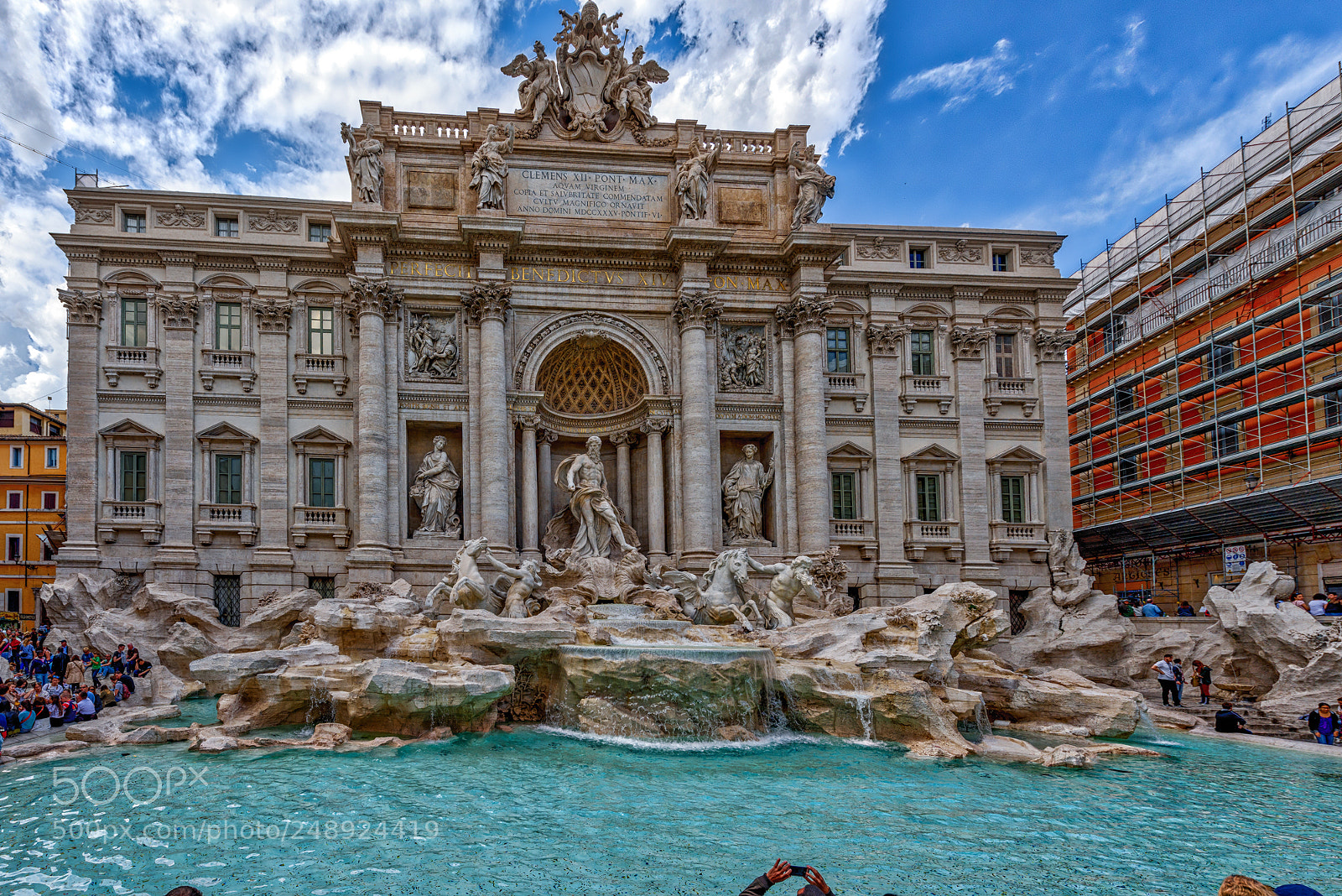 Nikon D810 sample photo. Trevi fountain rome ! photography