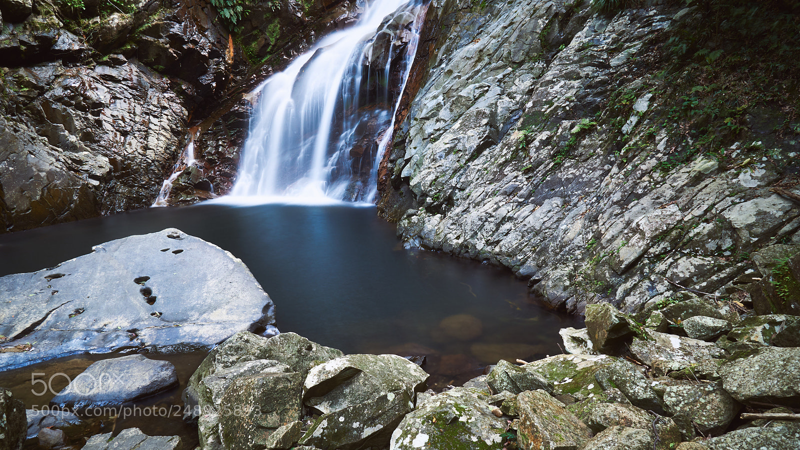 Sony a6000 sample photo. Hiji waterfall photography