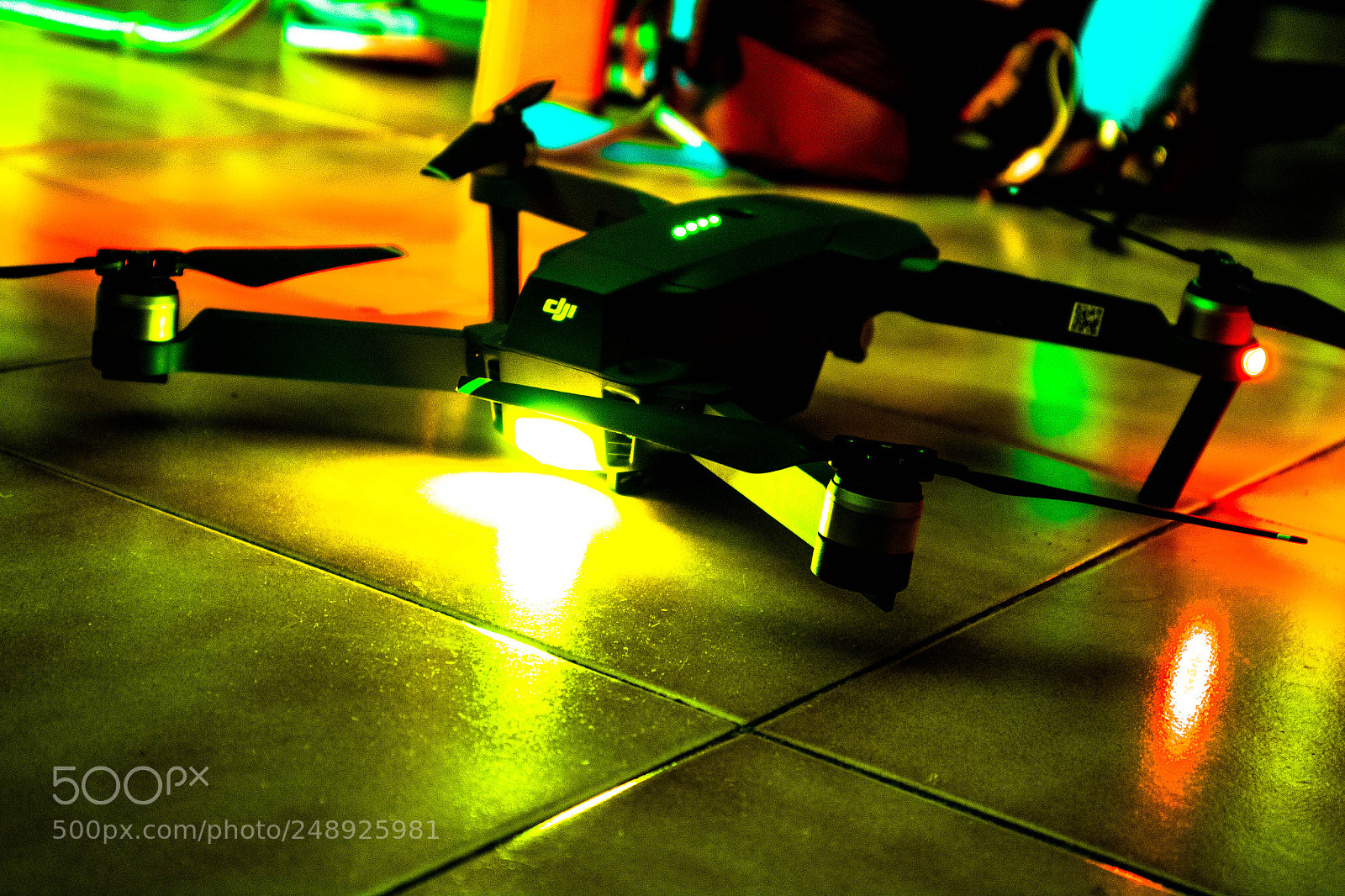 Canon EOS M10 sample photo. Drone lights photography
