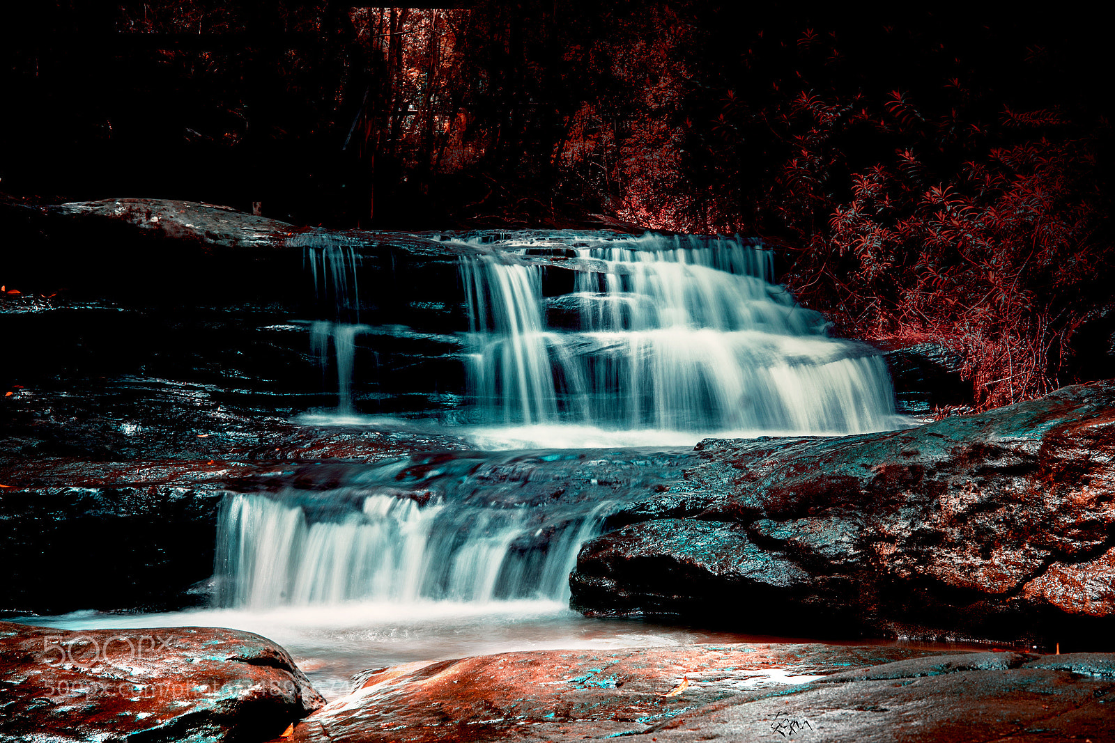 Sony a7 sample photo. Waterfall photography