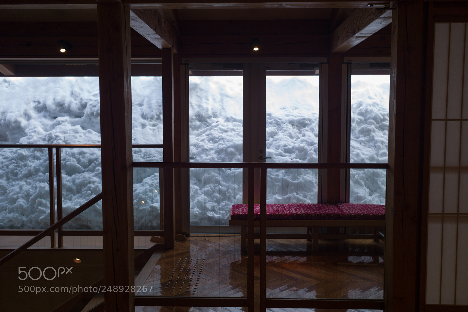 Leica M9 sample photo. Heavy snowfall photography