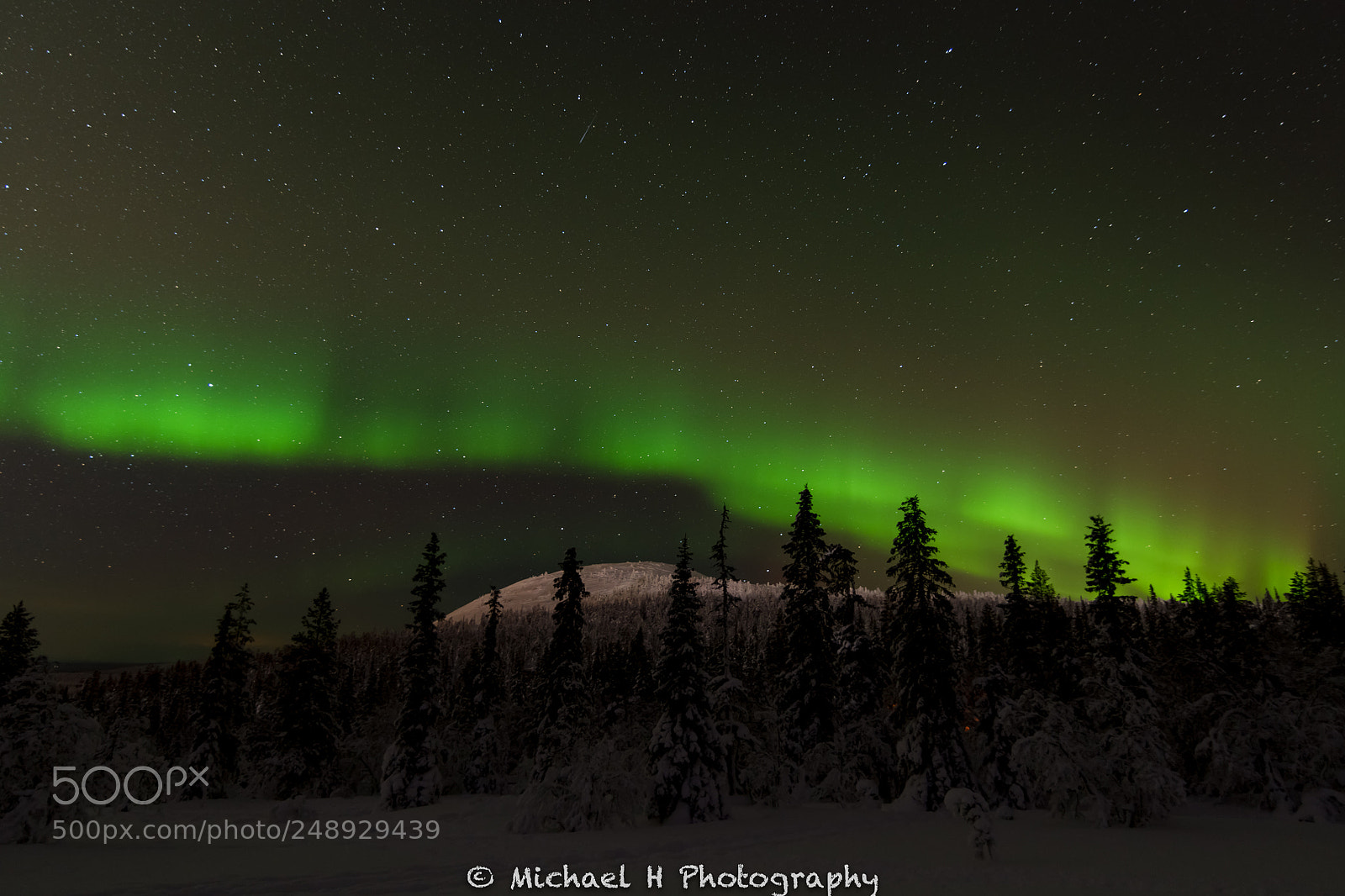 Nikon D850 sample photo. Northern lights photography