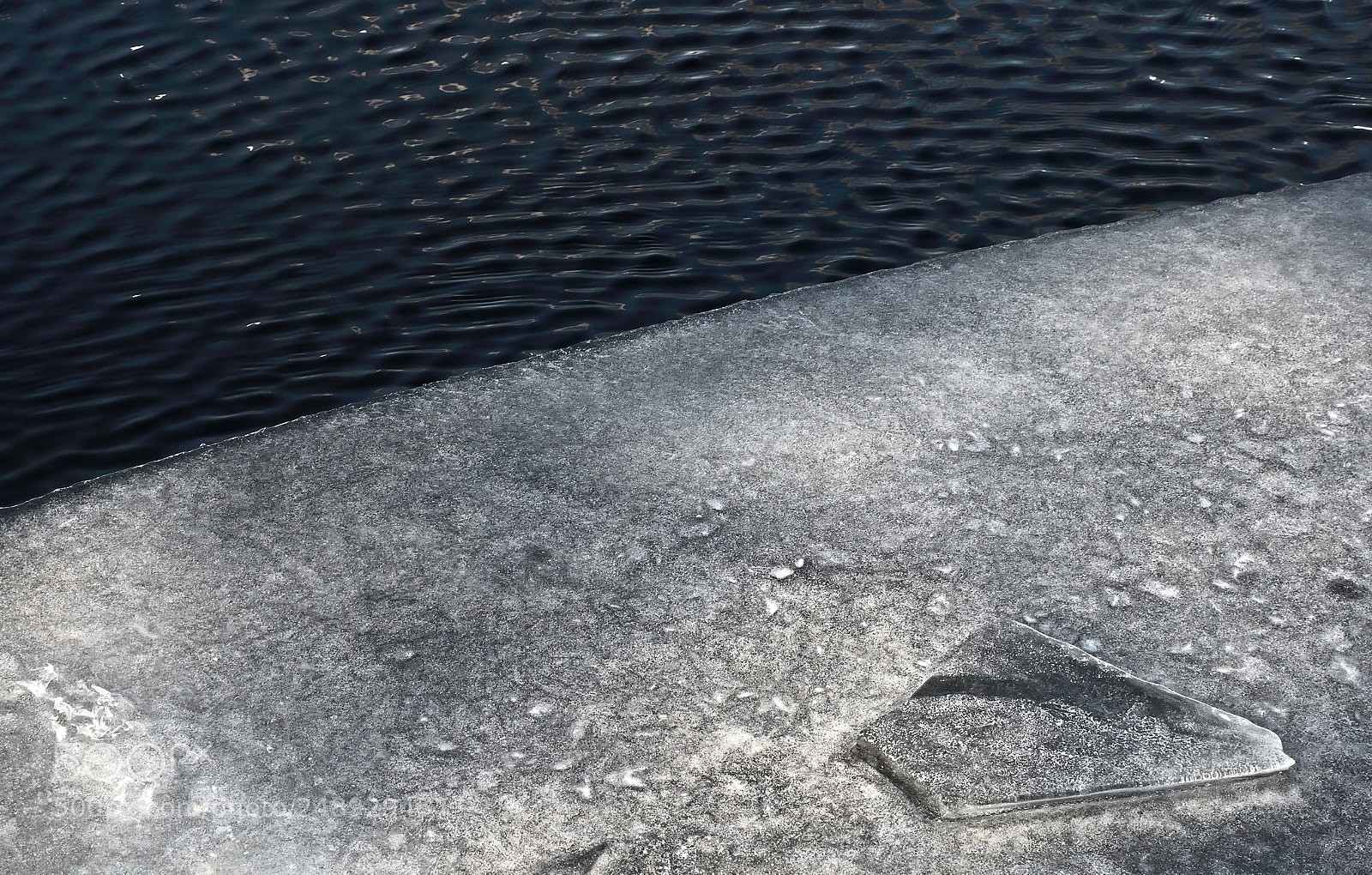 Nikon D7000 sample photo. Texture freezing vs melting photography