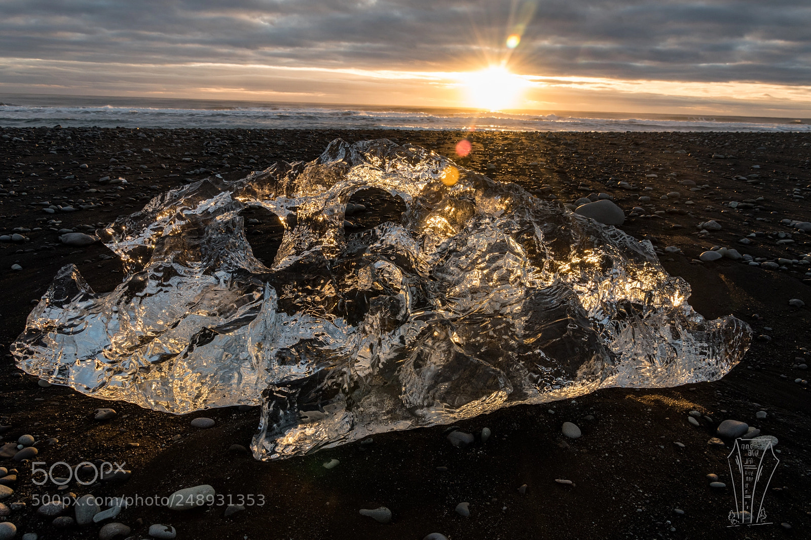 Nikon D500 sample photo. Diamond beach icland photography
