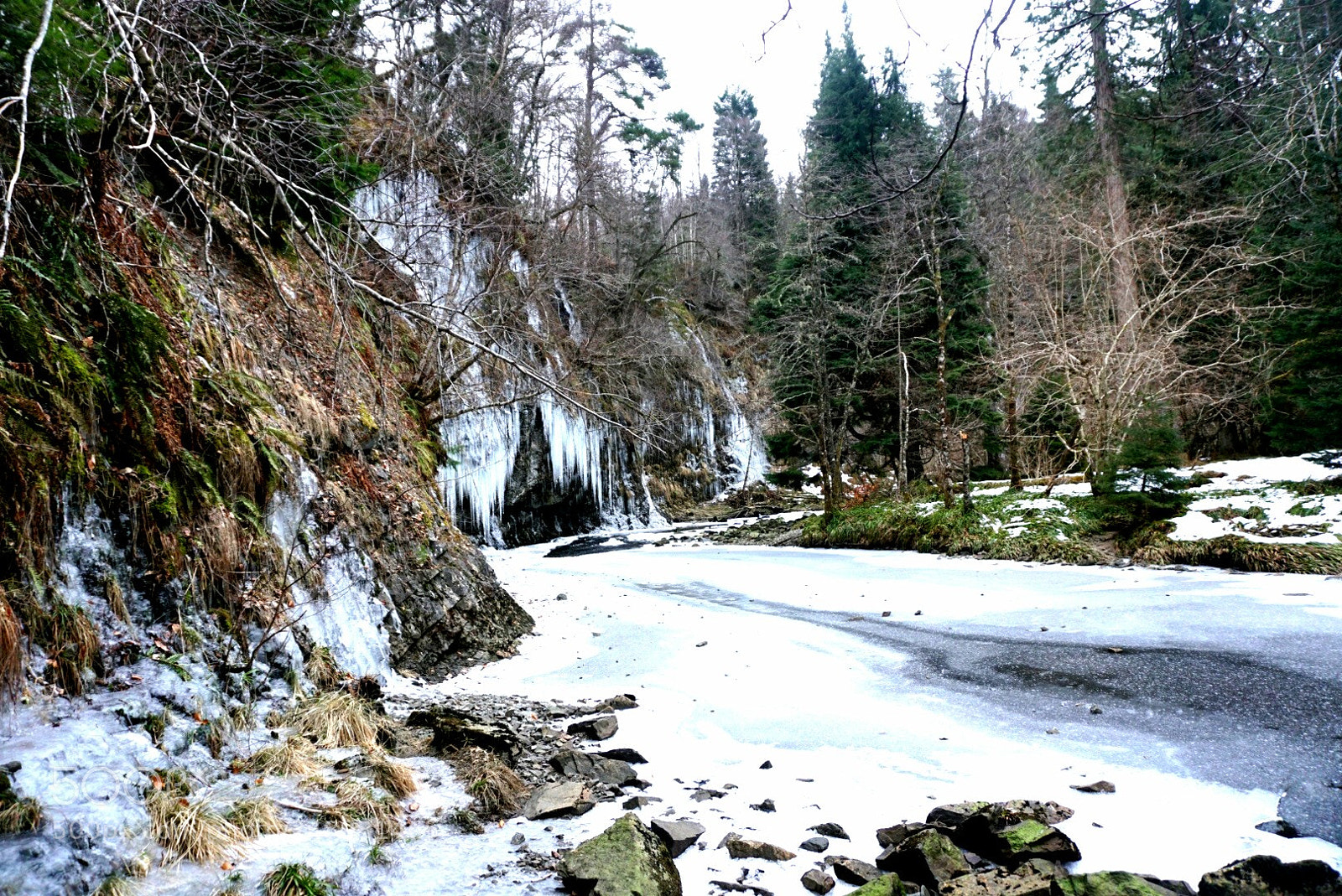 Sony a6300 sample photo. Frozen valley photography