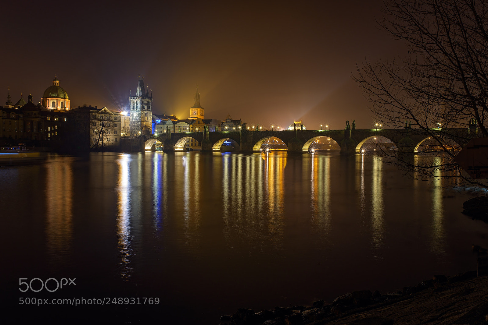 Nikon D800 sample photo. Charles bridge photography