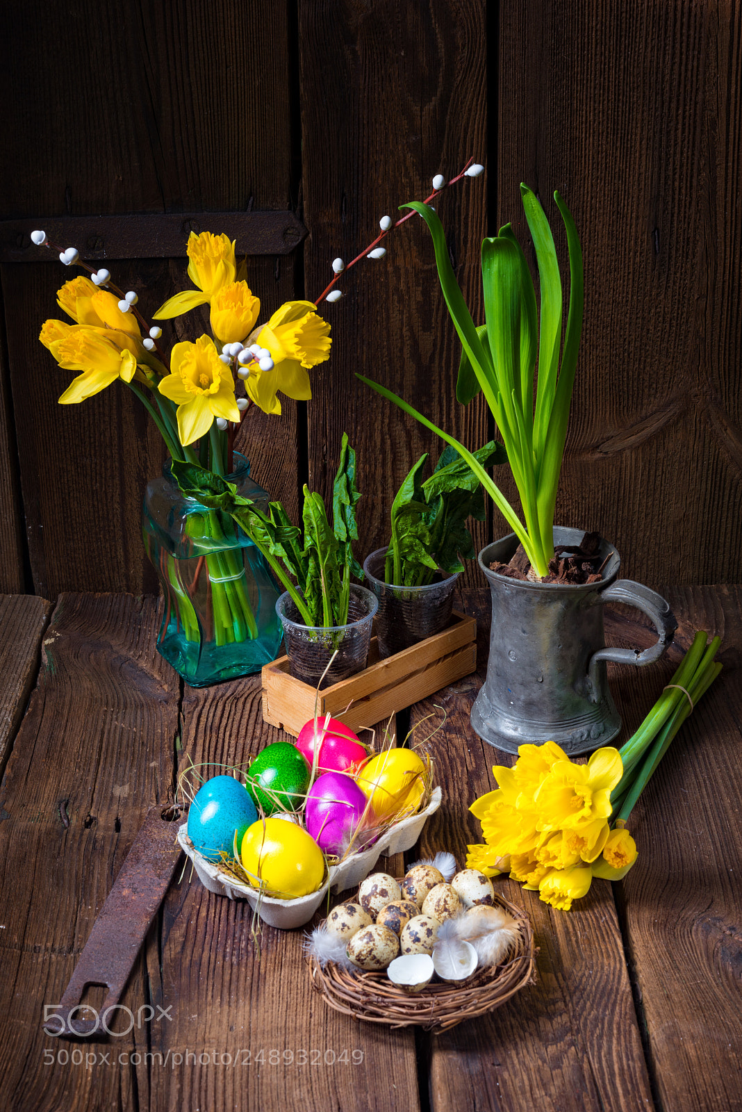 Nikon D810 sample photo. Colorful easter eggs photography