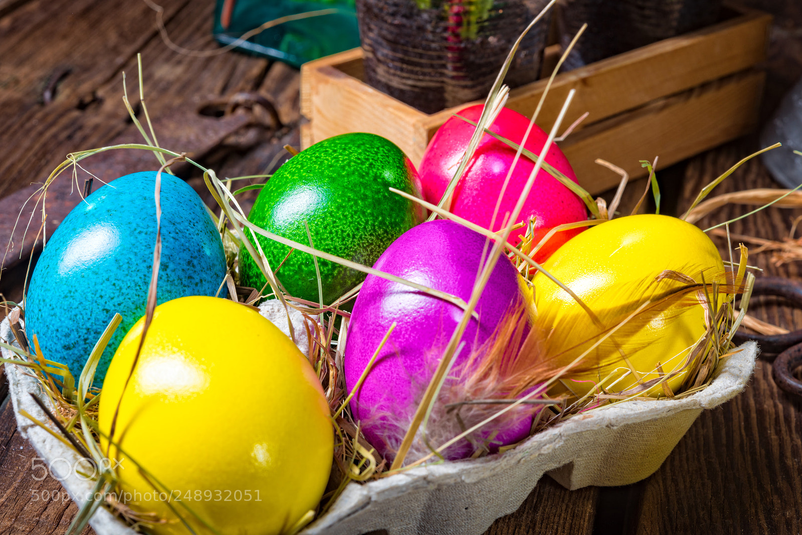Nikon D810 sample photo. Colorful easter eggs photography