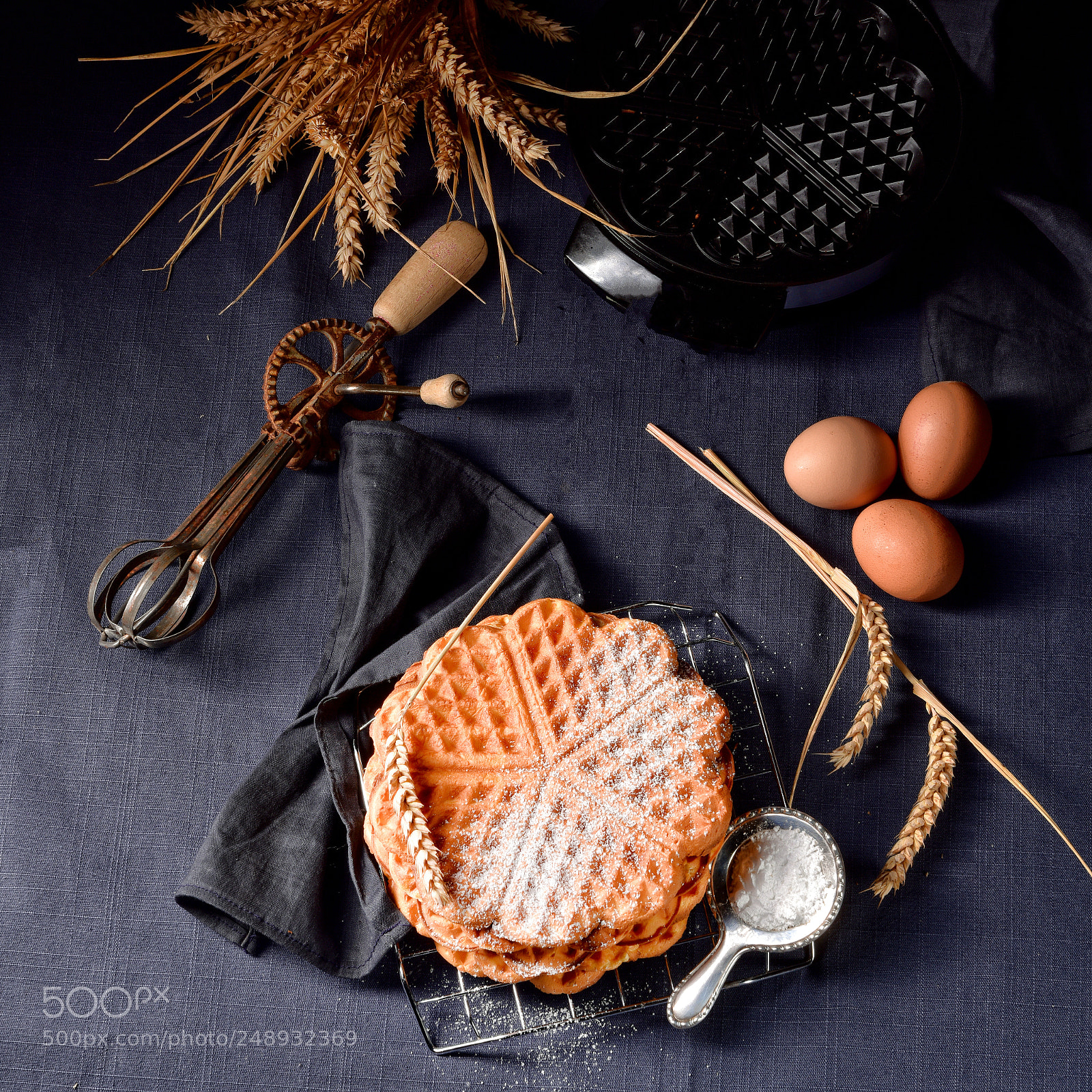 Nikon D810 sample photo. Fresh and tasty waffle photography