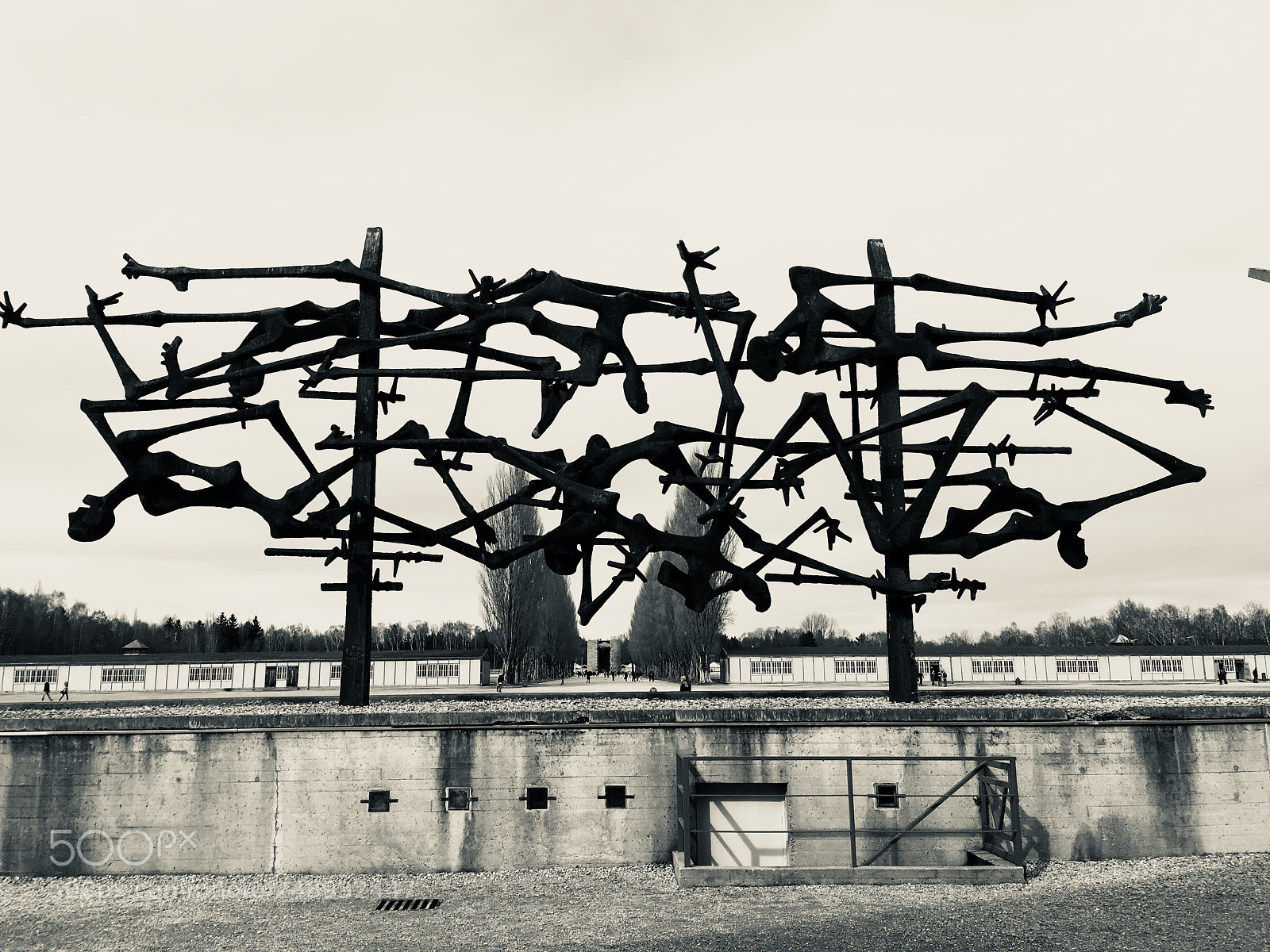 Apple iPhone 6s Plus sample photo. Dachau memorial photography