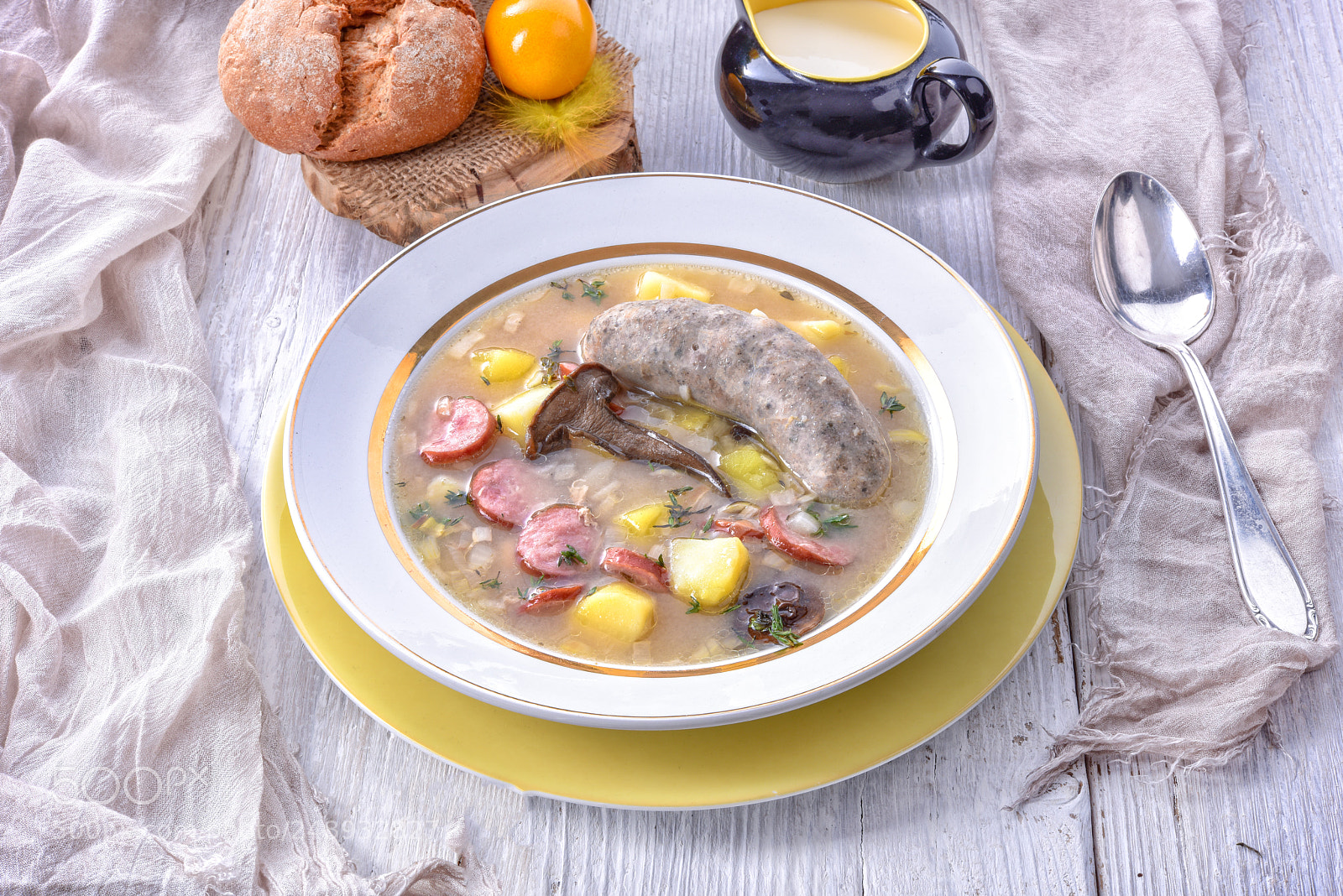 Nikon D810 sample photo. Polish easter soup photography