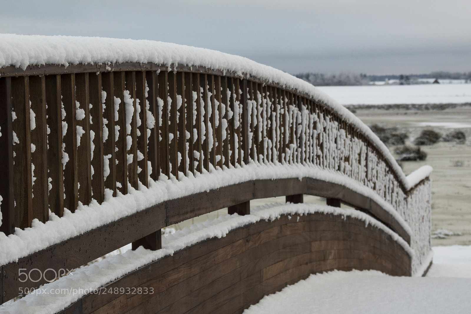 Canon EOS 1200D (EOS Rebel T5 / EOS Kiss X70 / EOS Hi) sample photo. Snow on a fence 2 photography