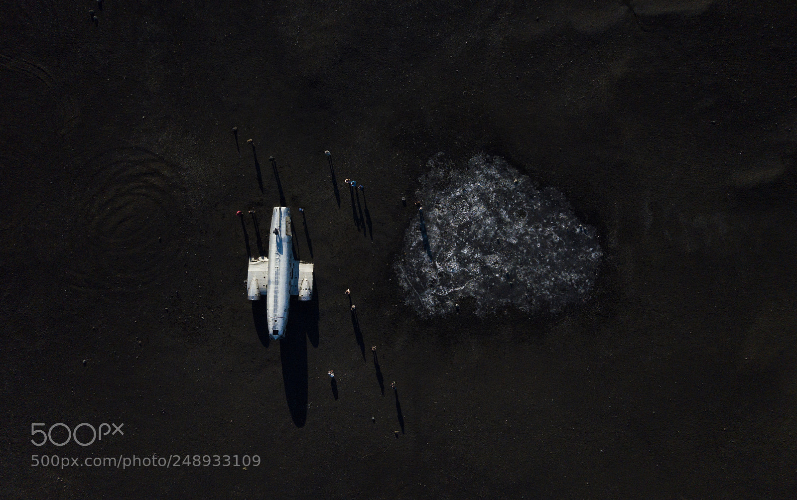 DJI FC220 sample photo. The plane wreck photography